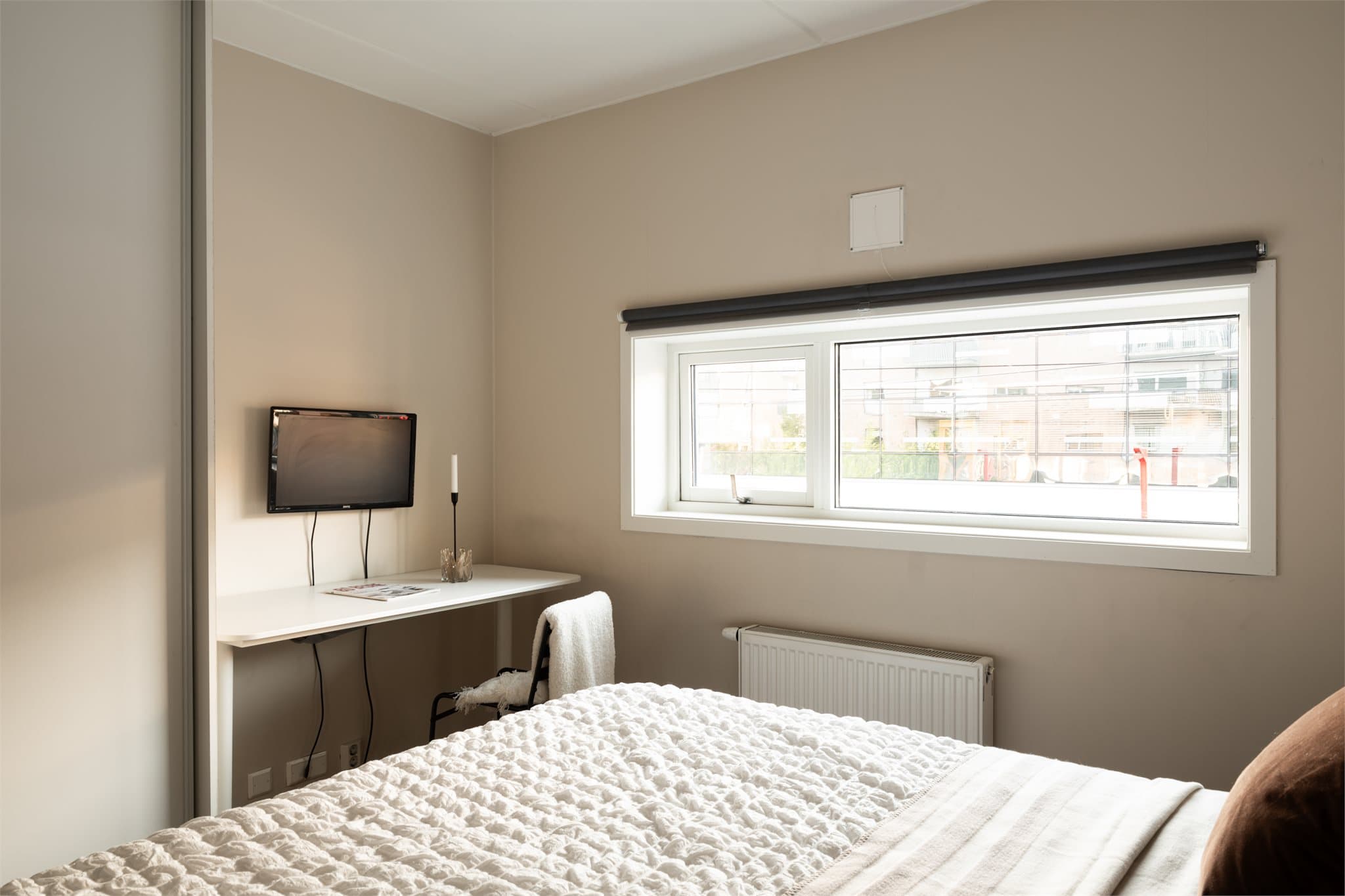 Mulighet for egen kontorplass på soverommet.