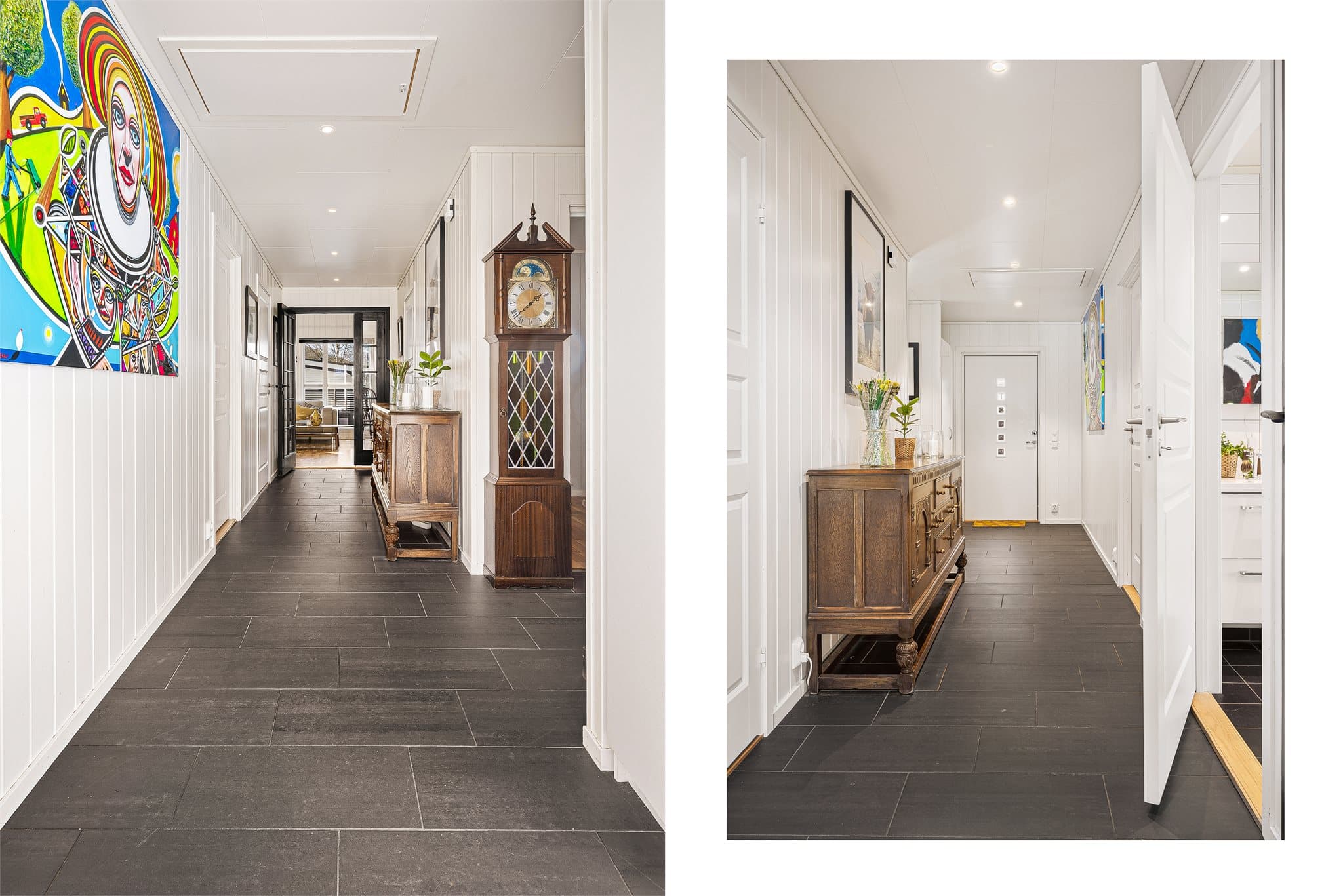 - Boligen har varmekabler i entre/gang, bad og stue/kjøkken -