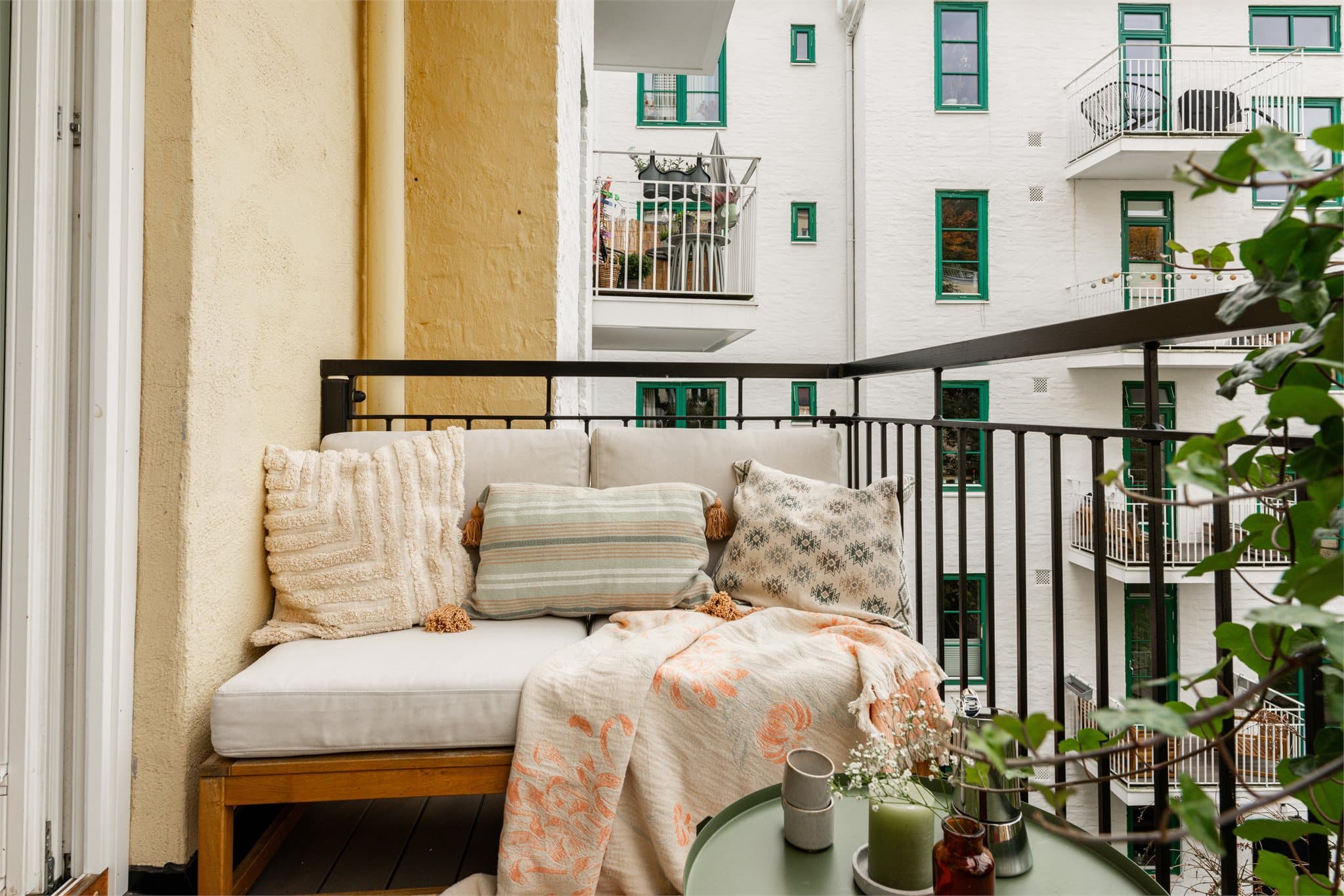 Plass til en hyggelig sittegruppe.