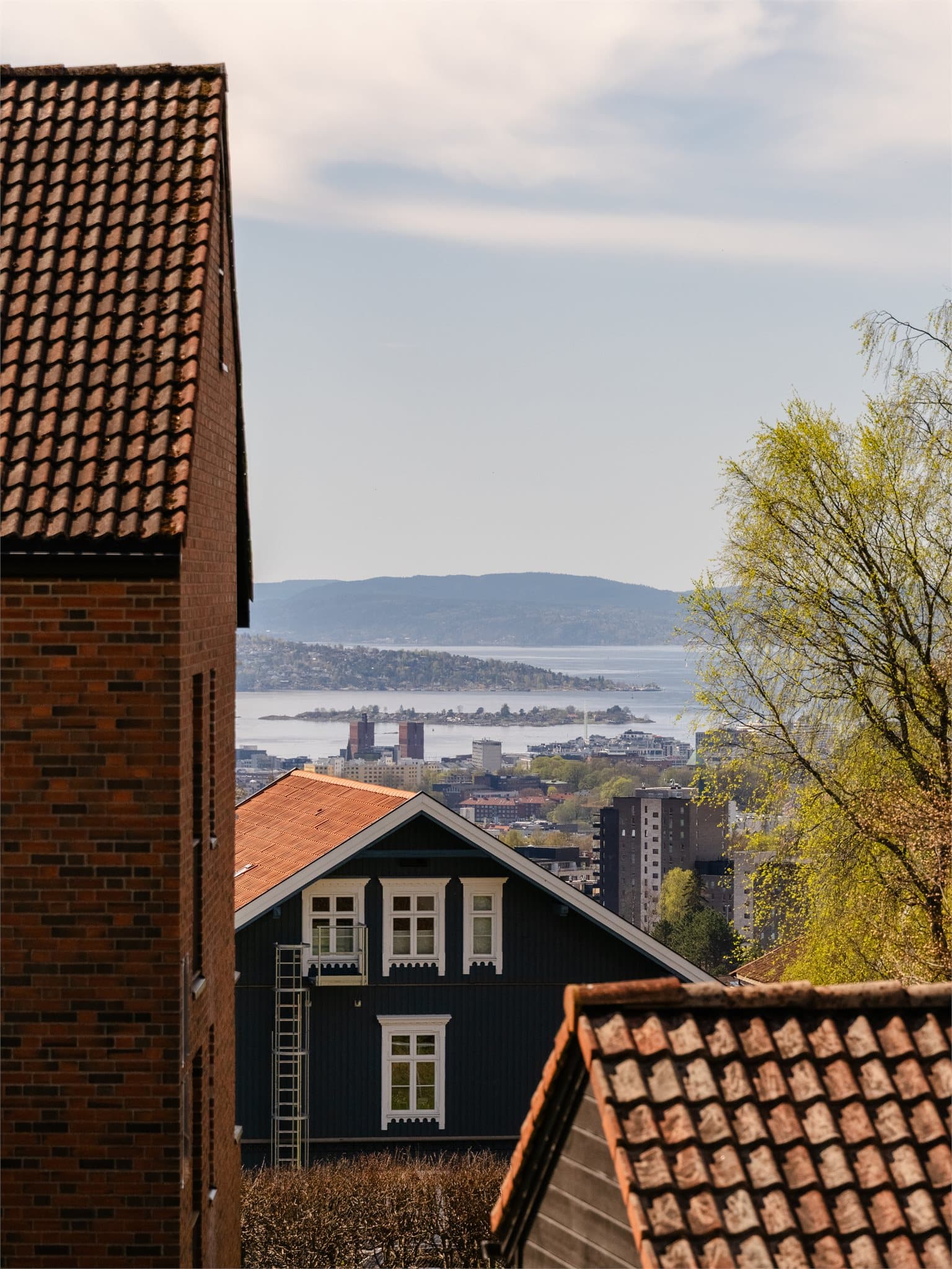 Flott utsikt mot Oslofjorden!