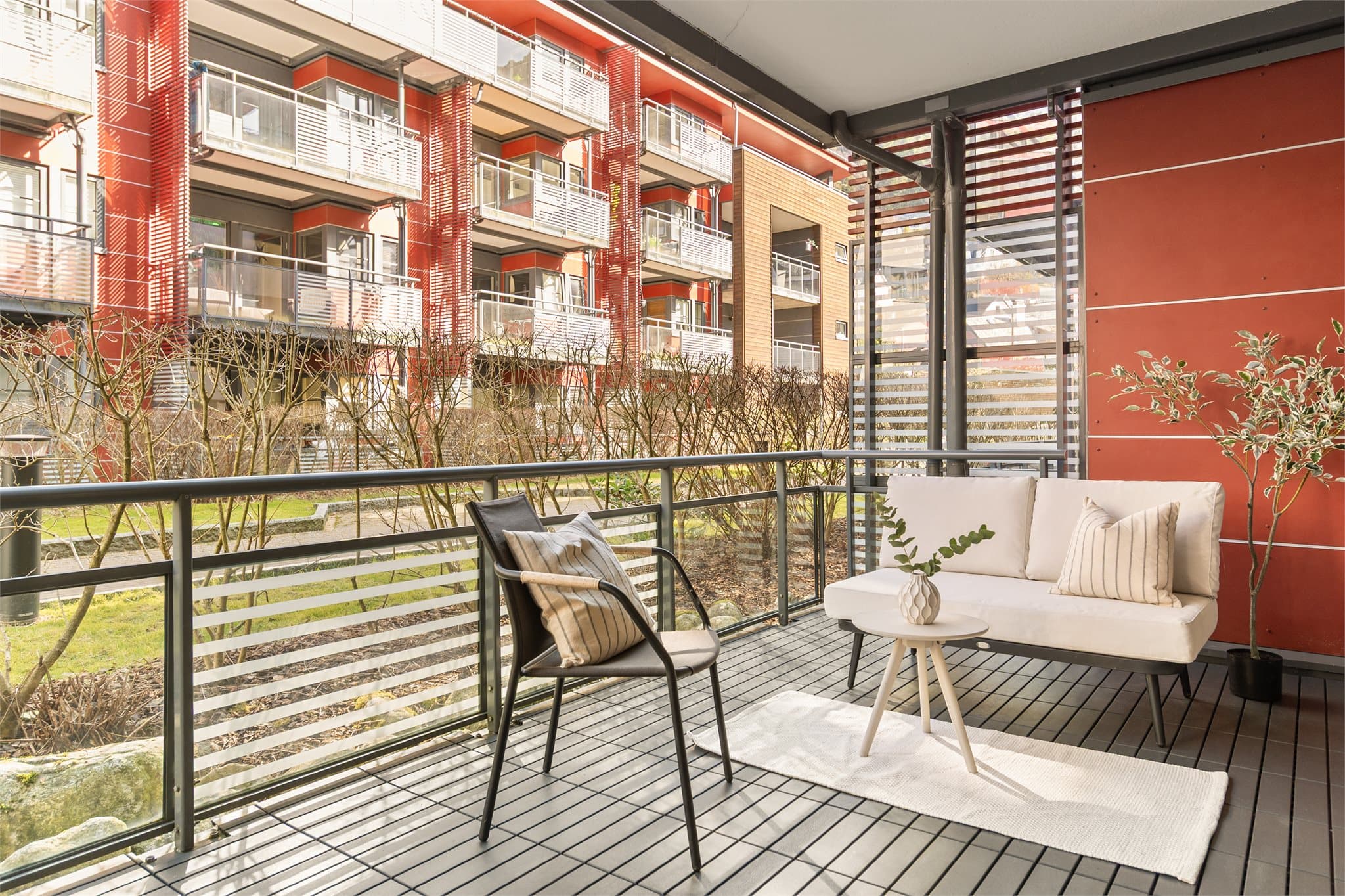 - Herlig balkong på 11,9 m² -