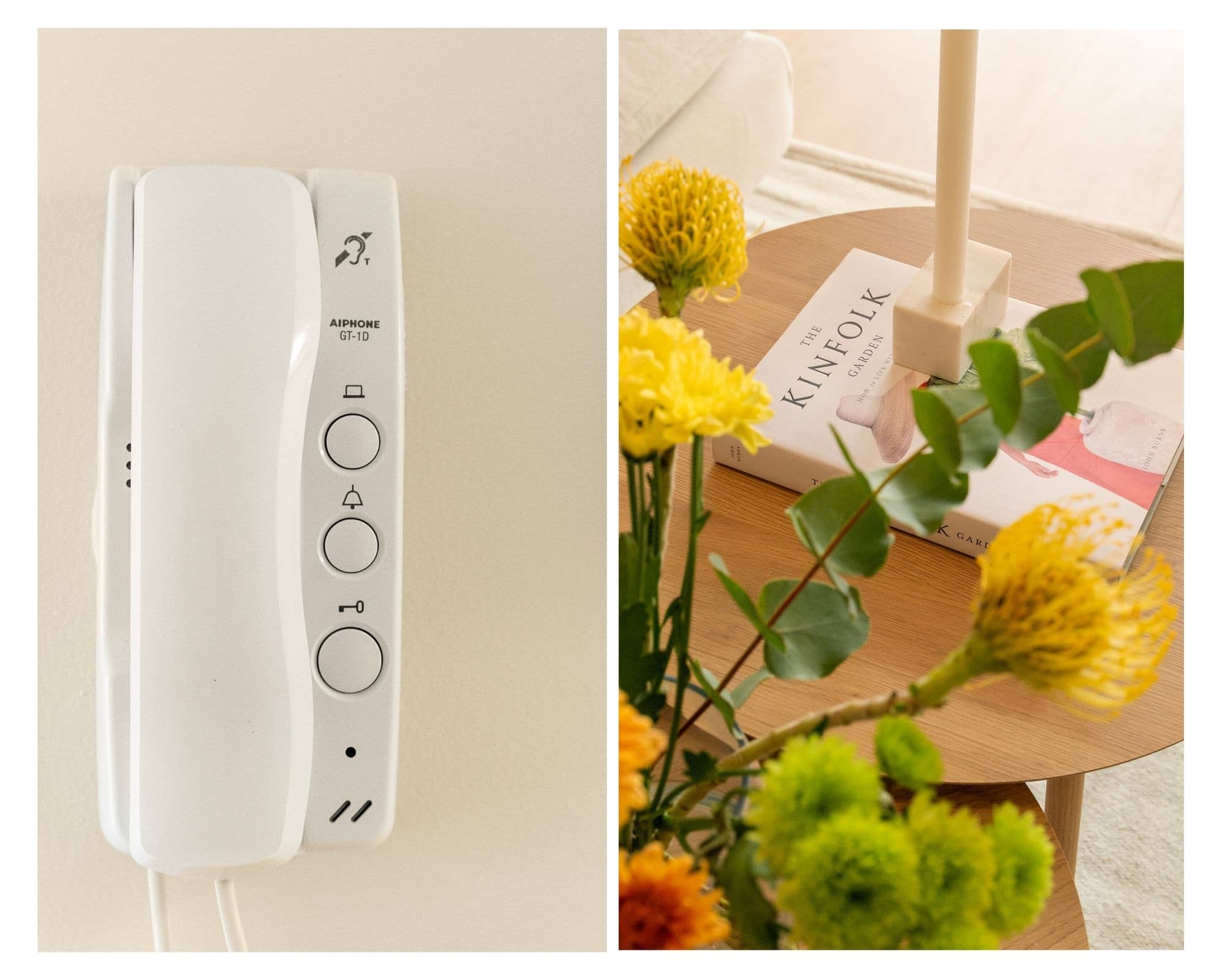 - Praktisk dørtelefon som gjør det enkelt å slippe inn gjester -