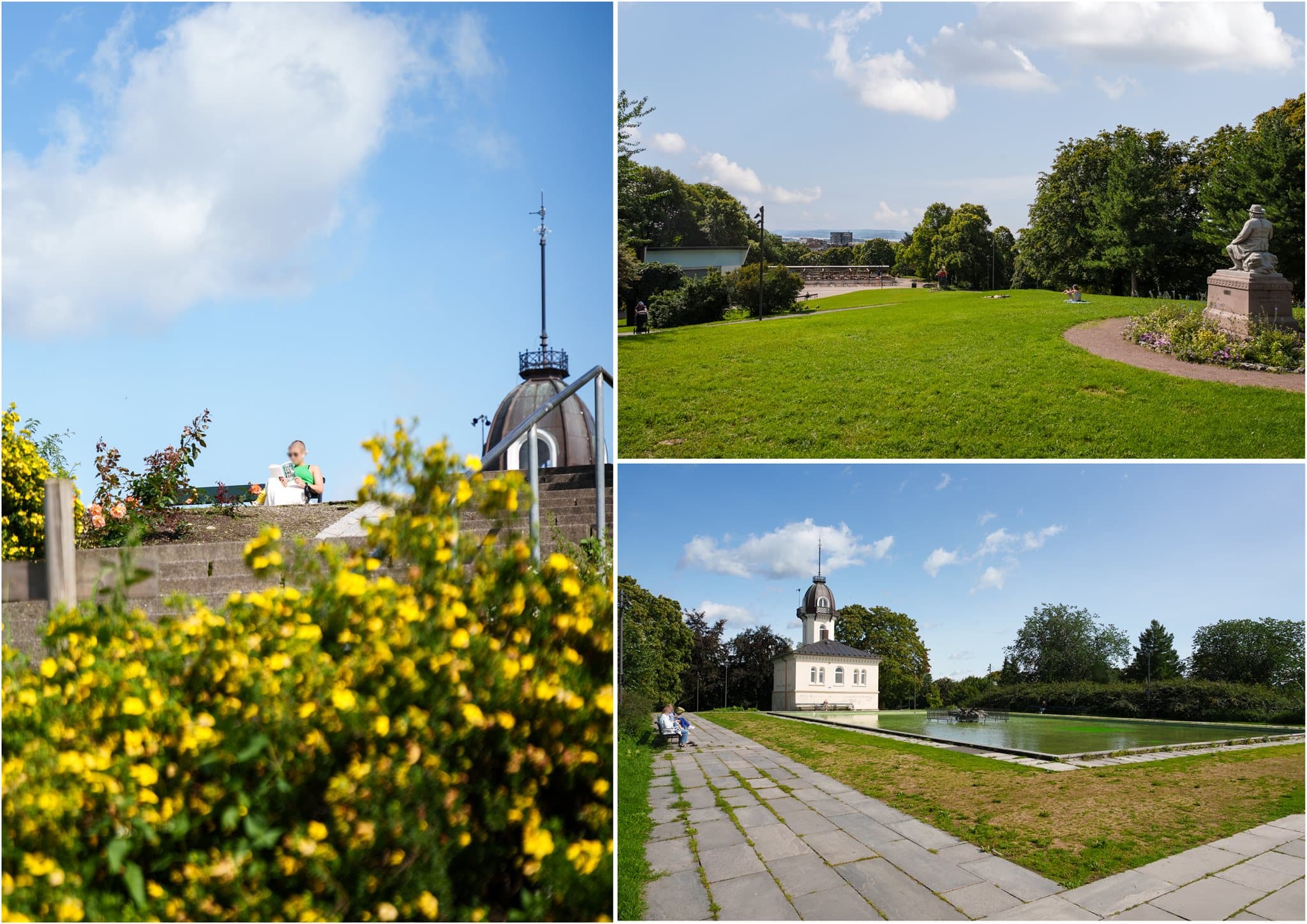 Nyt rekreasjonsmulighetene i St. Hanshaugen park, kun en kort spasertur unna.