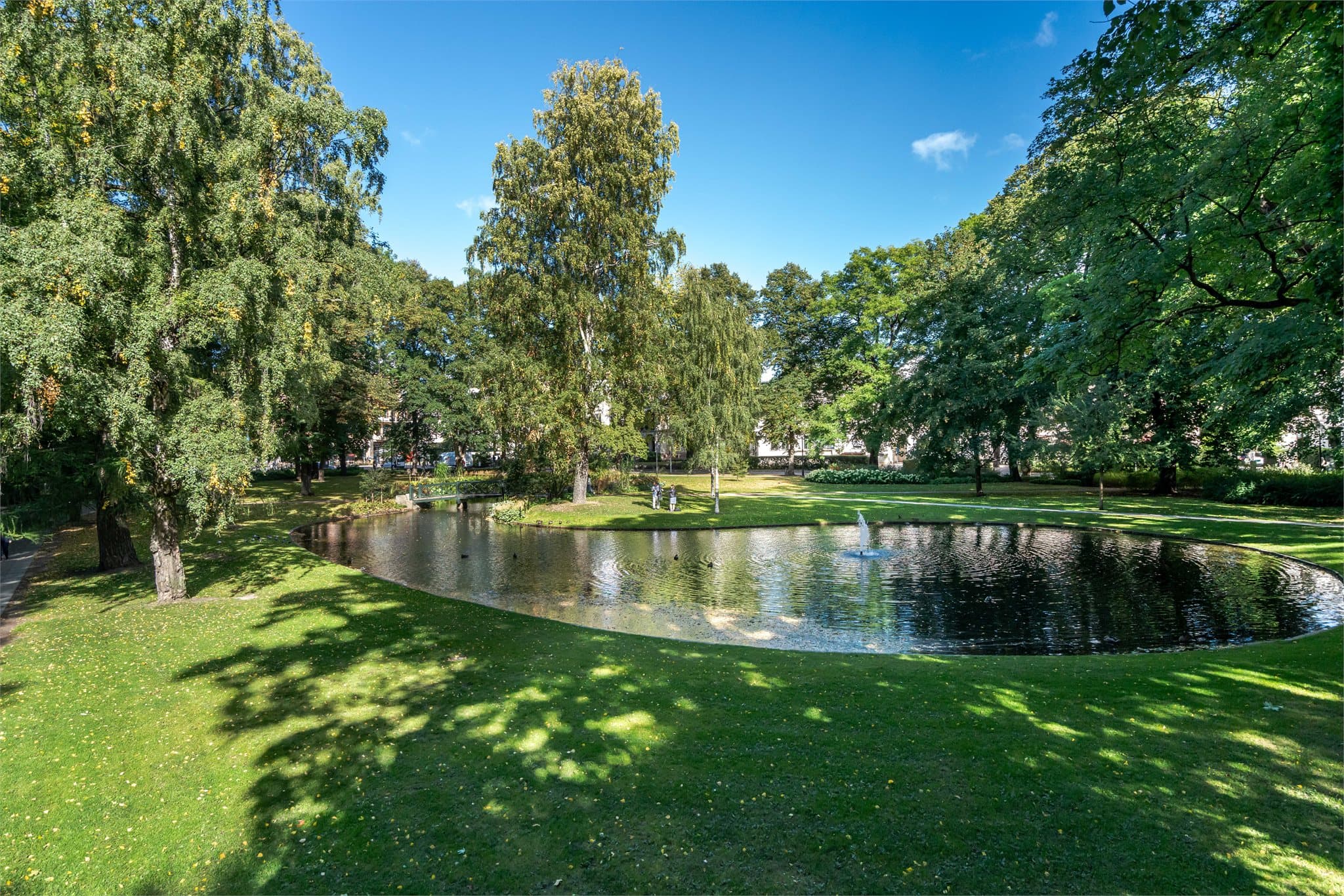 Flere grønne lunger i nærheten, inkludert Slottsparken.