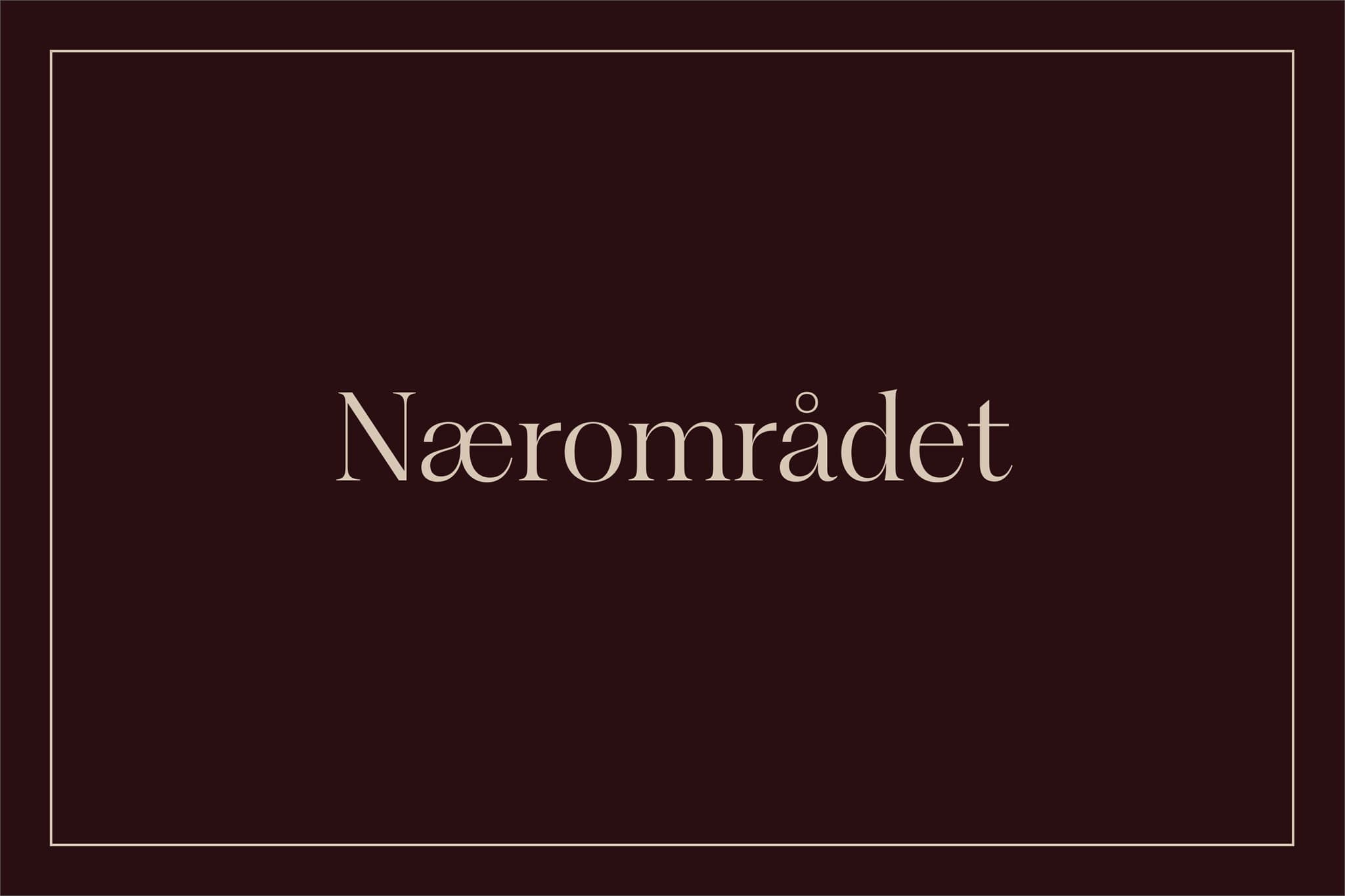 Nærområdet