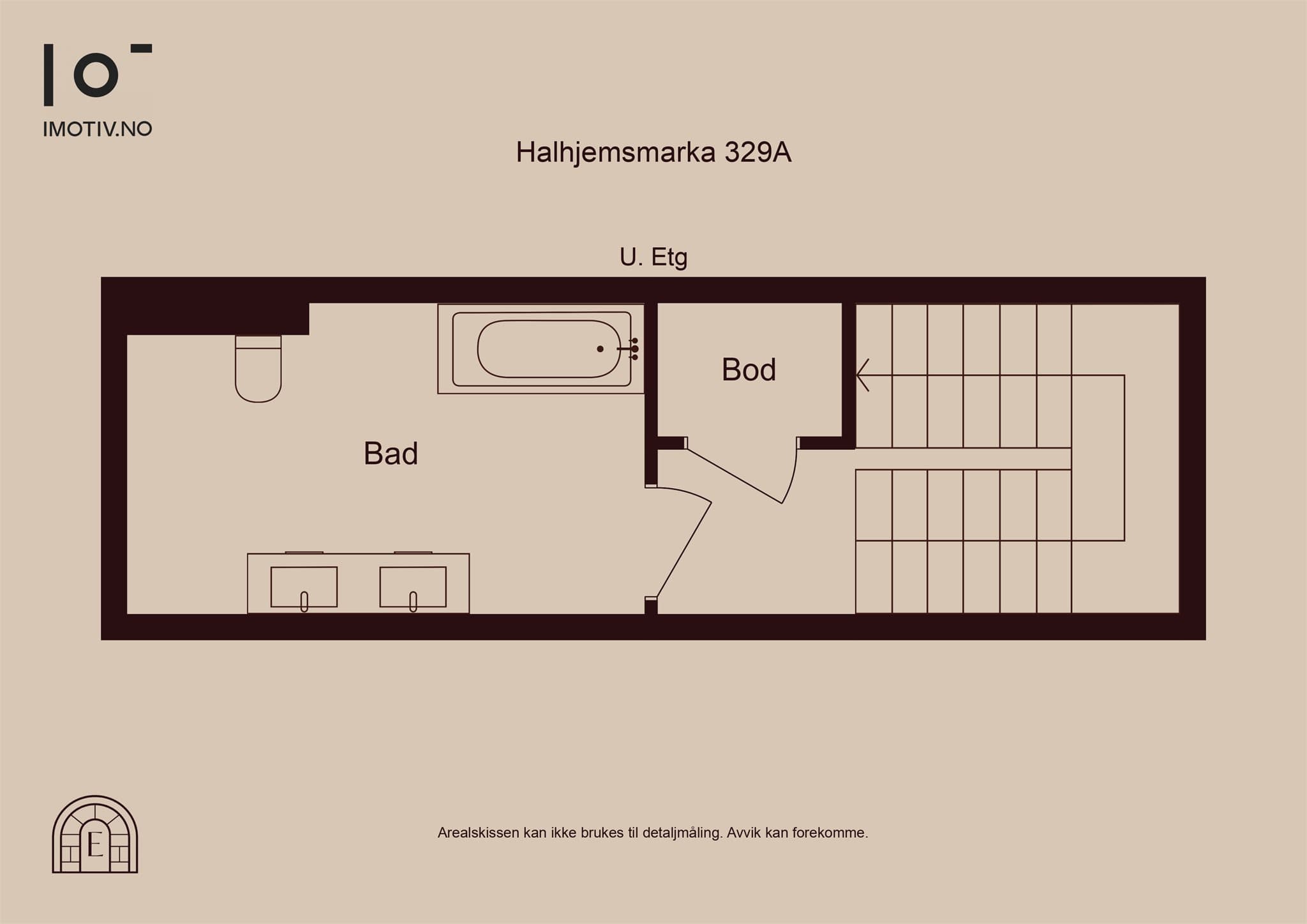 - Plantegning underetasje hoveddel -