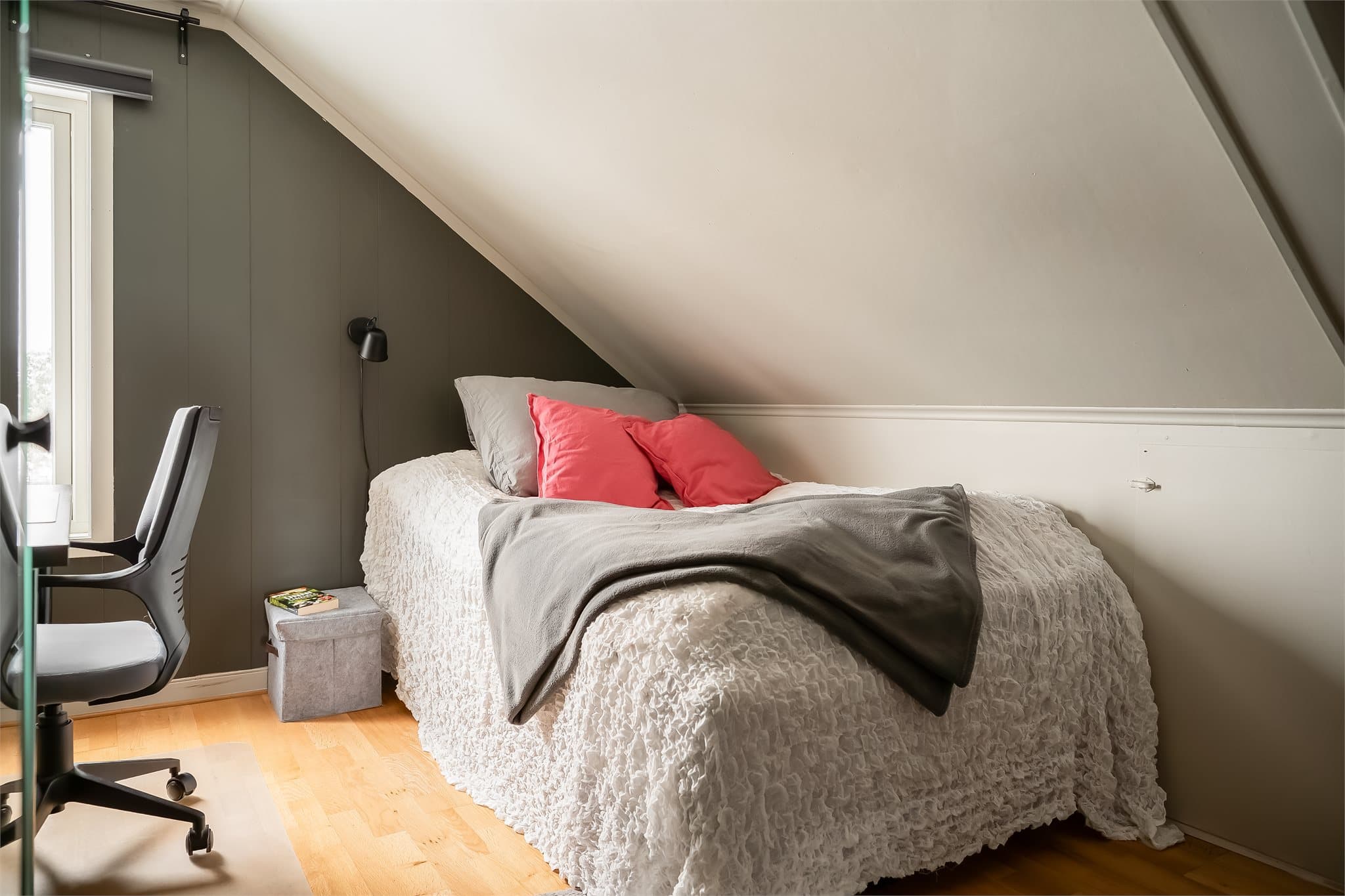 Leiligheten byr på to fine soverom på 6,5 kvm.