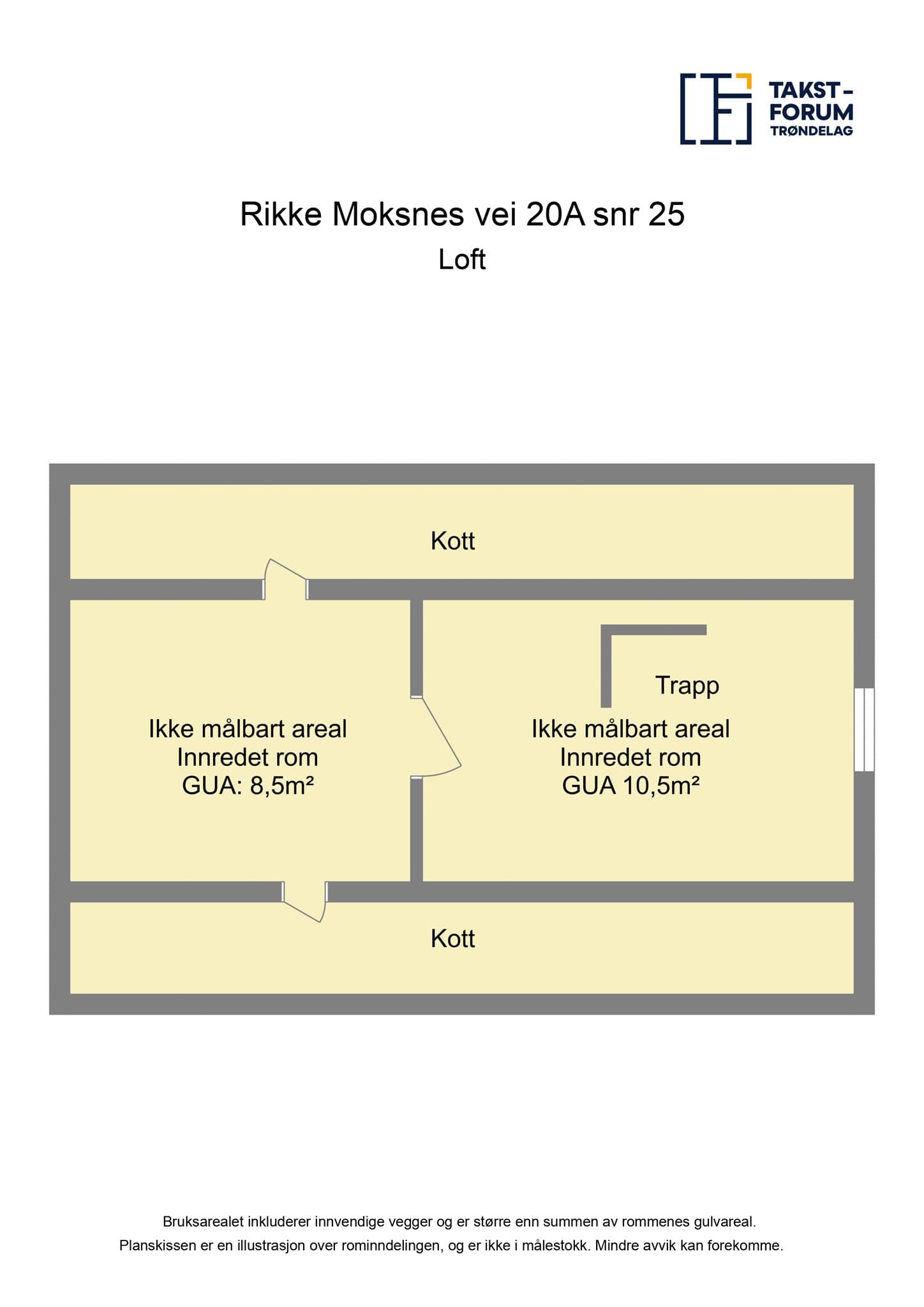 Plantegning - Loft