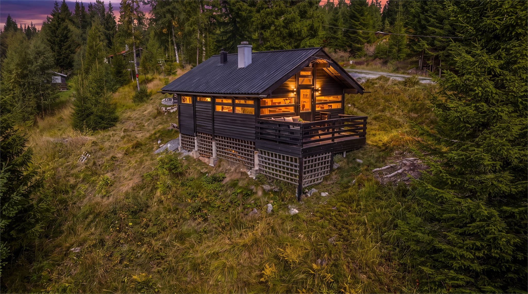Velkommen til Ekralia 31! Foto: Thor Øyvind Borgersen. Digitalt skumringsfoto, avvik kan forekomme.