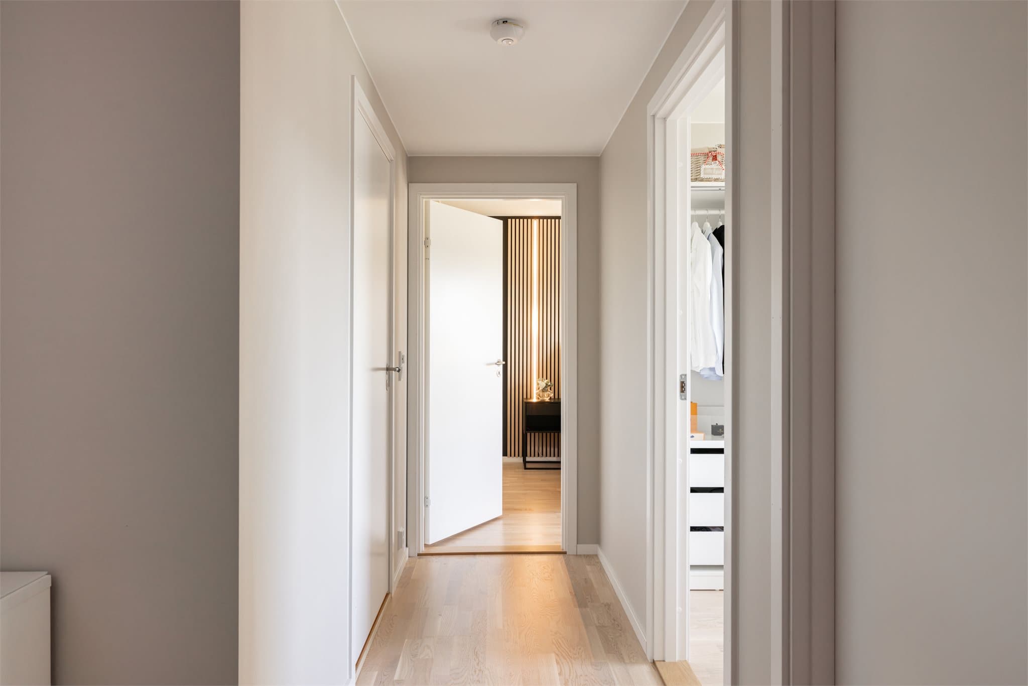 Gangen i underetasjen.