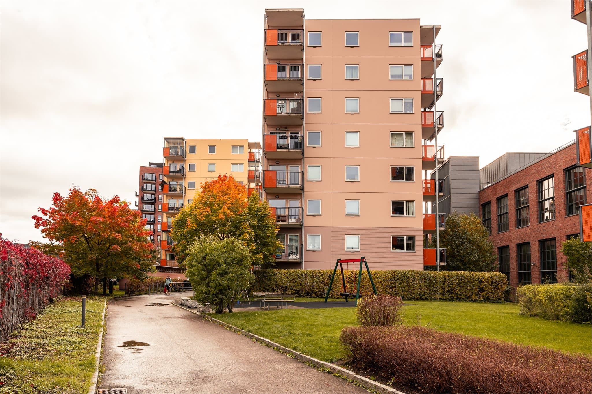 Næromåder byr på alt du trenger i hverdagen og det er gode kollektivmuligheter med t-bane og buss.
