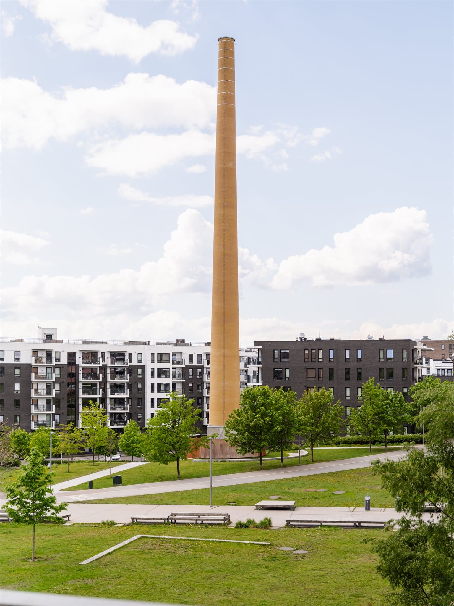 Utsikt fra balkongen.