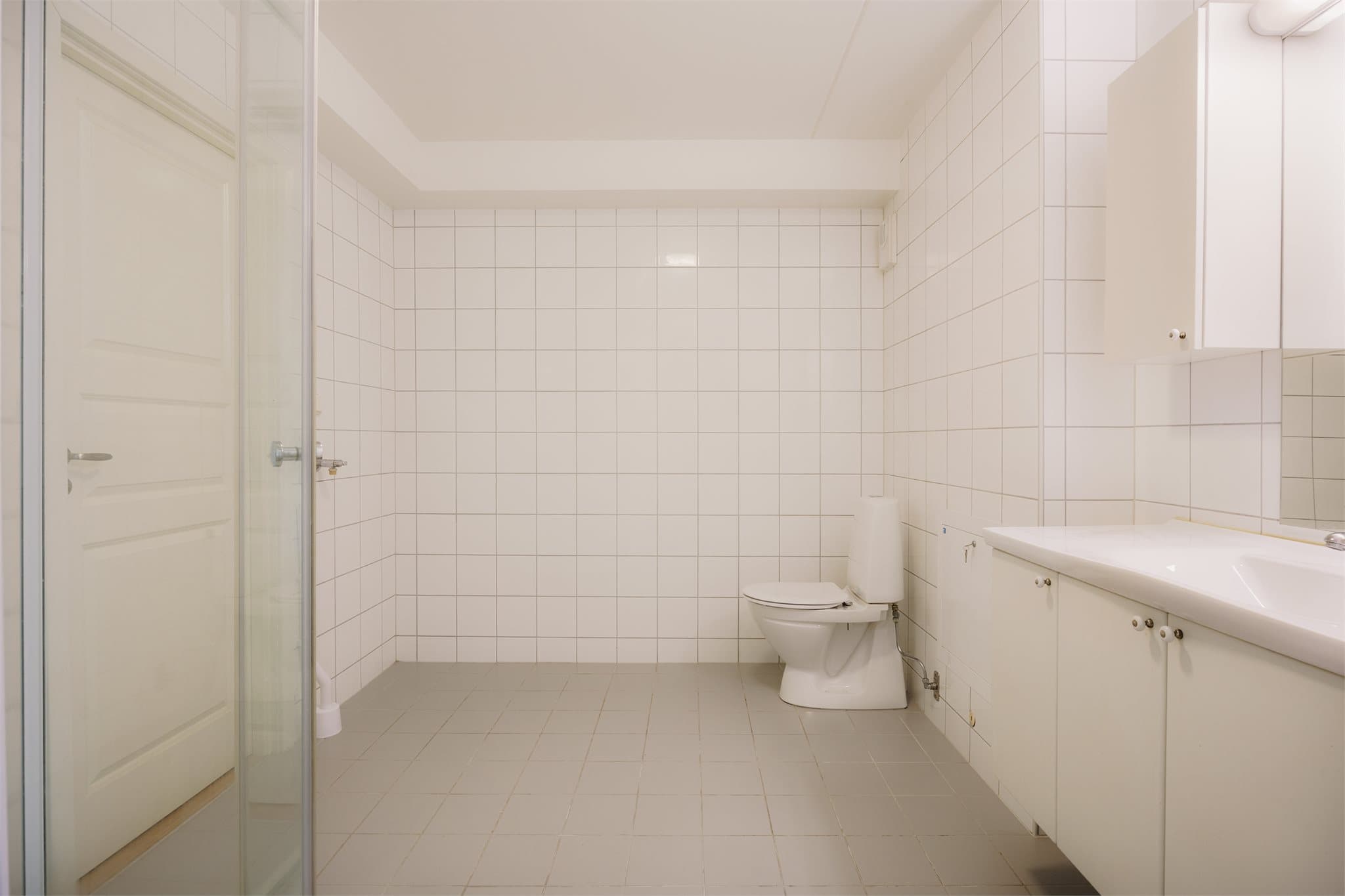Det er varmekabler på badet.