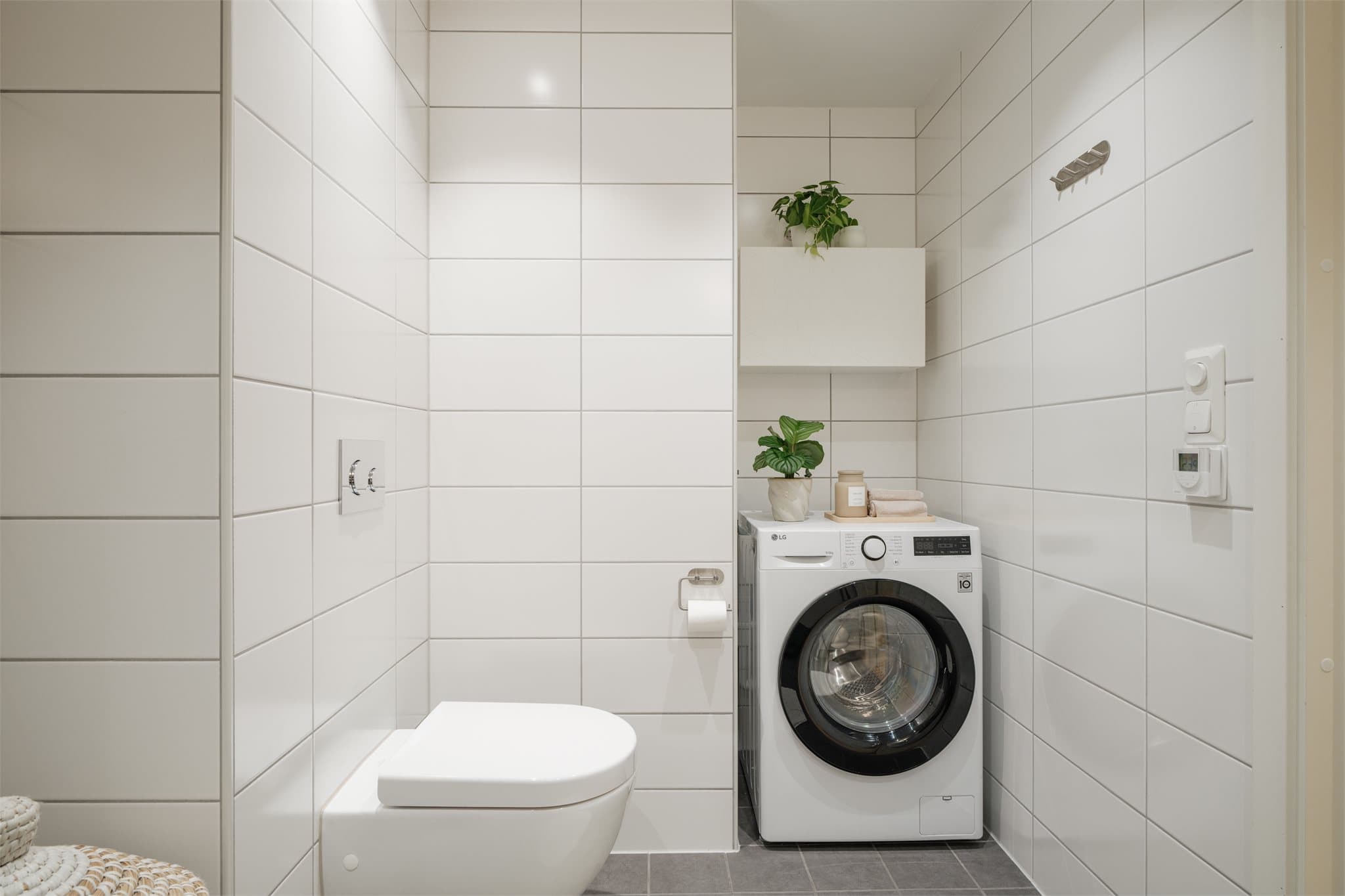 Opplegg for vaskemaskin.