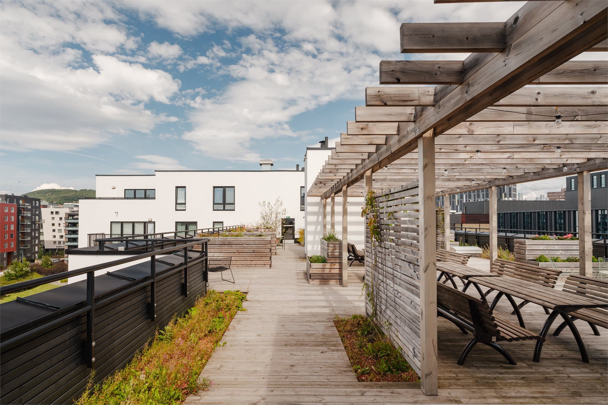 Her er det sol hele dagen.