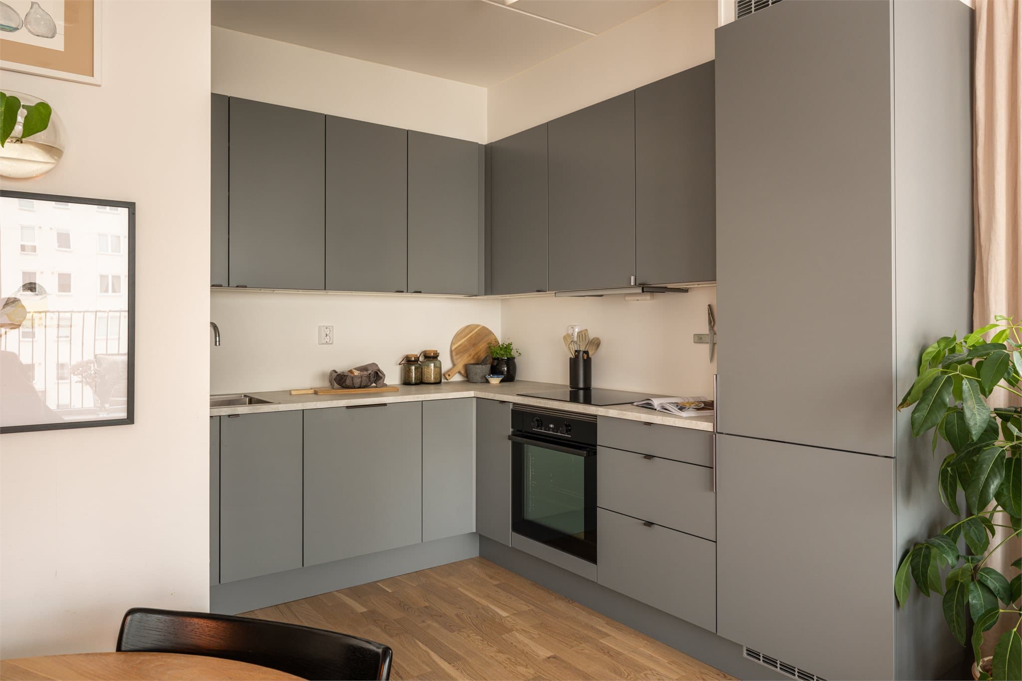 Alle hvitevarer er integrerte og nye fra 2024.