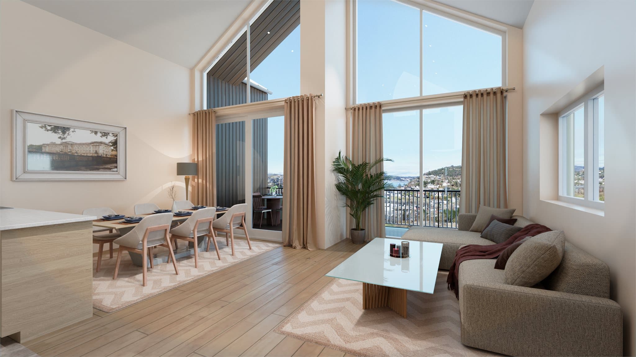 - Stuen er plassert i første etasje, i en åpen løsning med et lekkert kjøkken, et perfekt familierom -.png