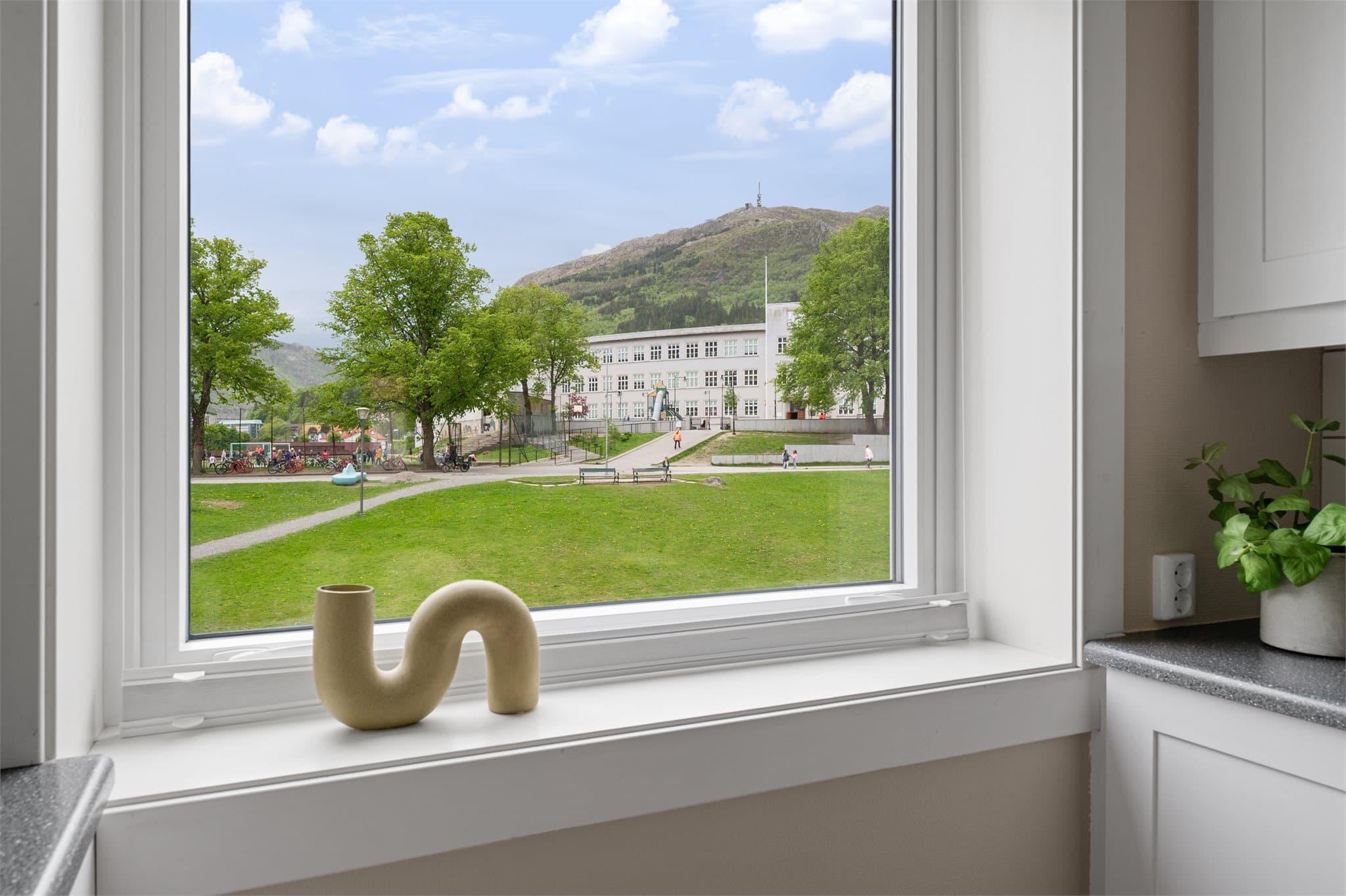 - Her har man nydelig utsikt mot Ulriken -
