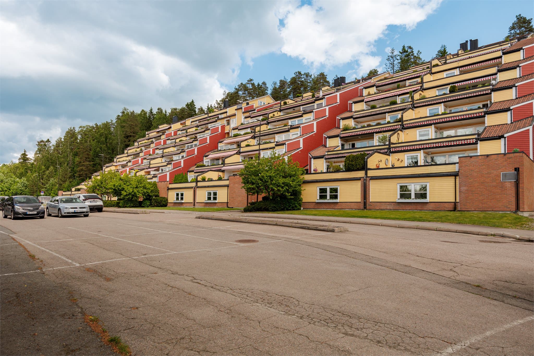 Godt med gjesteplasser til besøkende.
