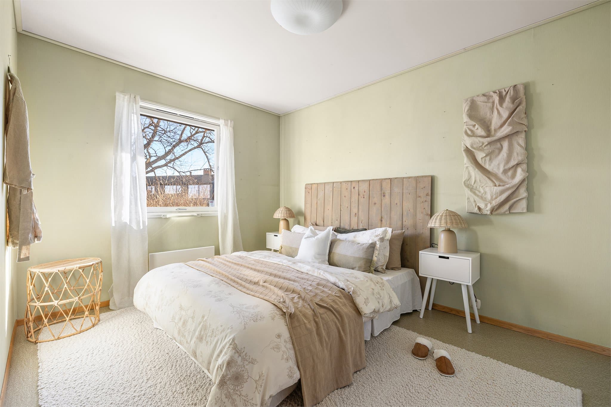 Hovedsoverommet er på 11,5 m² med god plass til stor dobbeltseng.