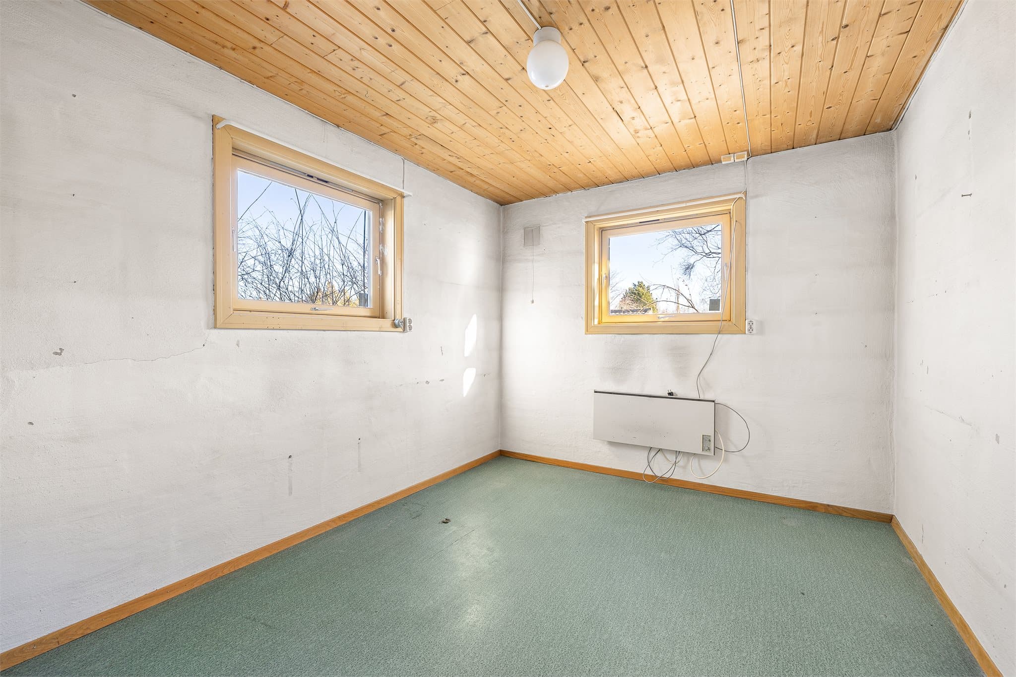 Bod 2 er på 8,6 m² og blitt brukt som kontor.