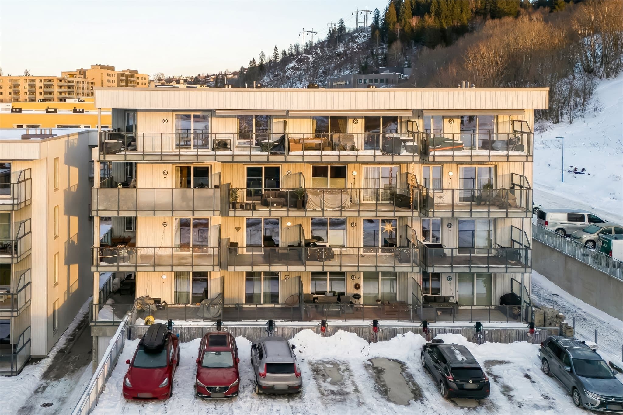 Her får man et innbydende hjem med god planløsning og høy standard.
