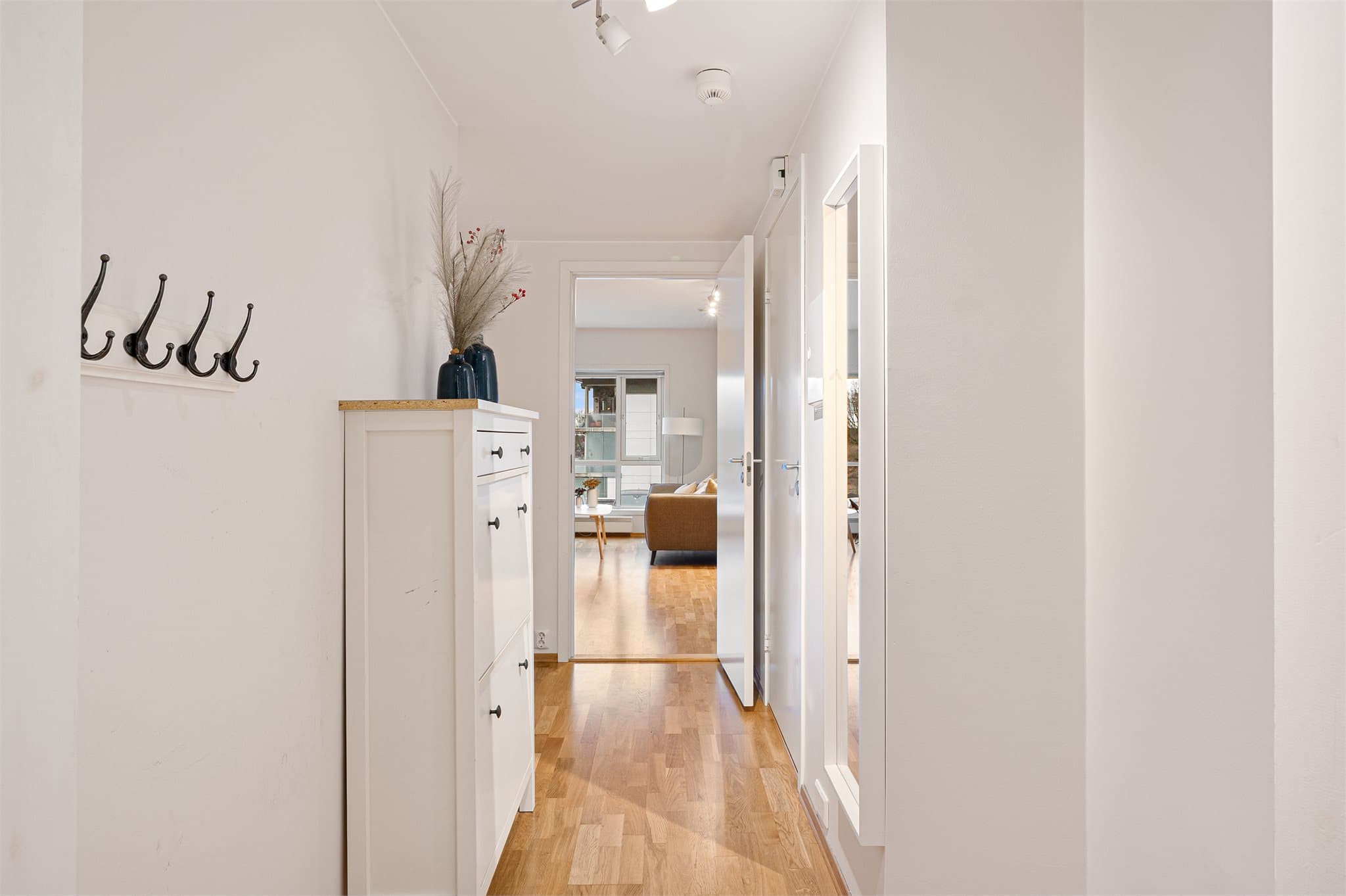 - Gjennomgående lik parkett i gir et flott helhetsinntrykk -