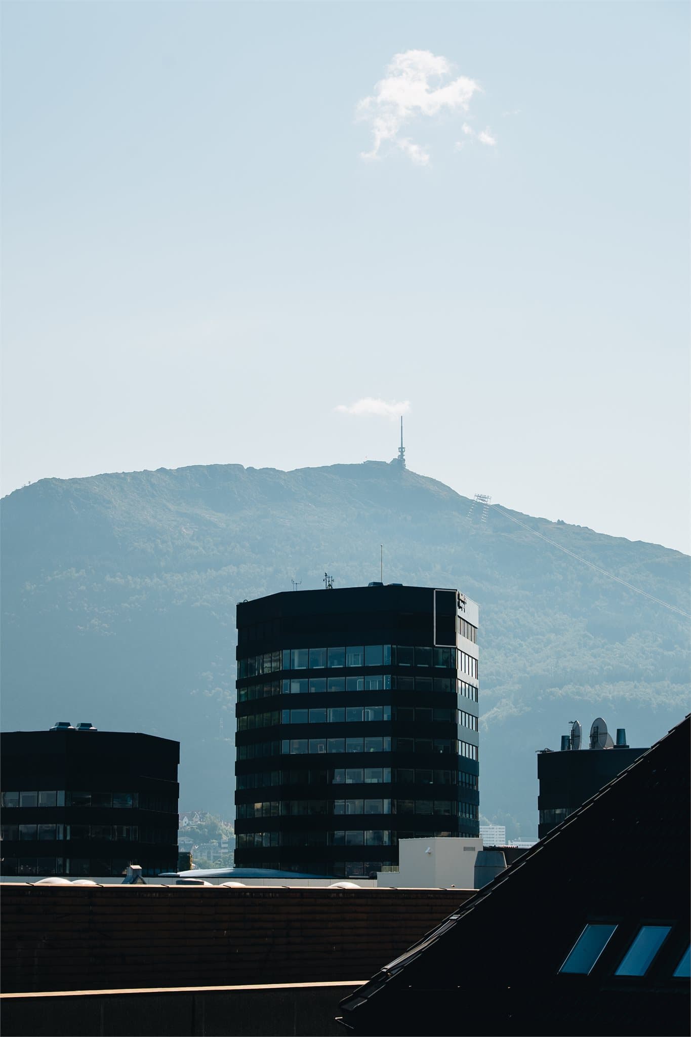 Utsikten strekker seg også mot Ulriken