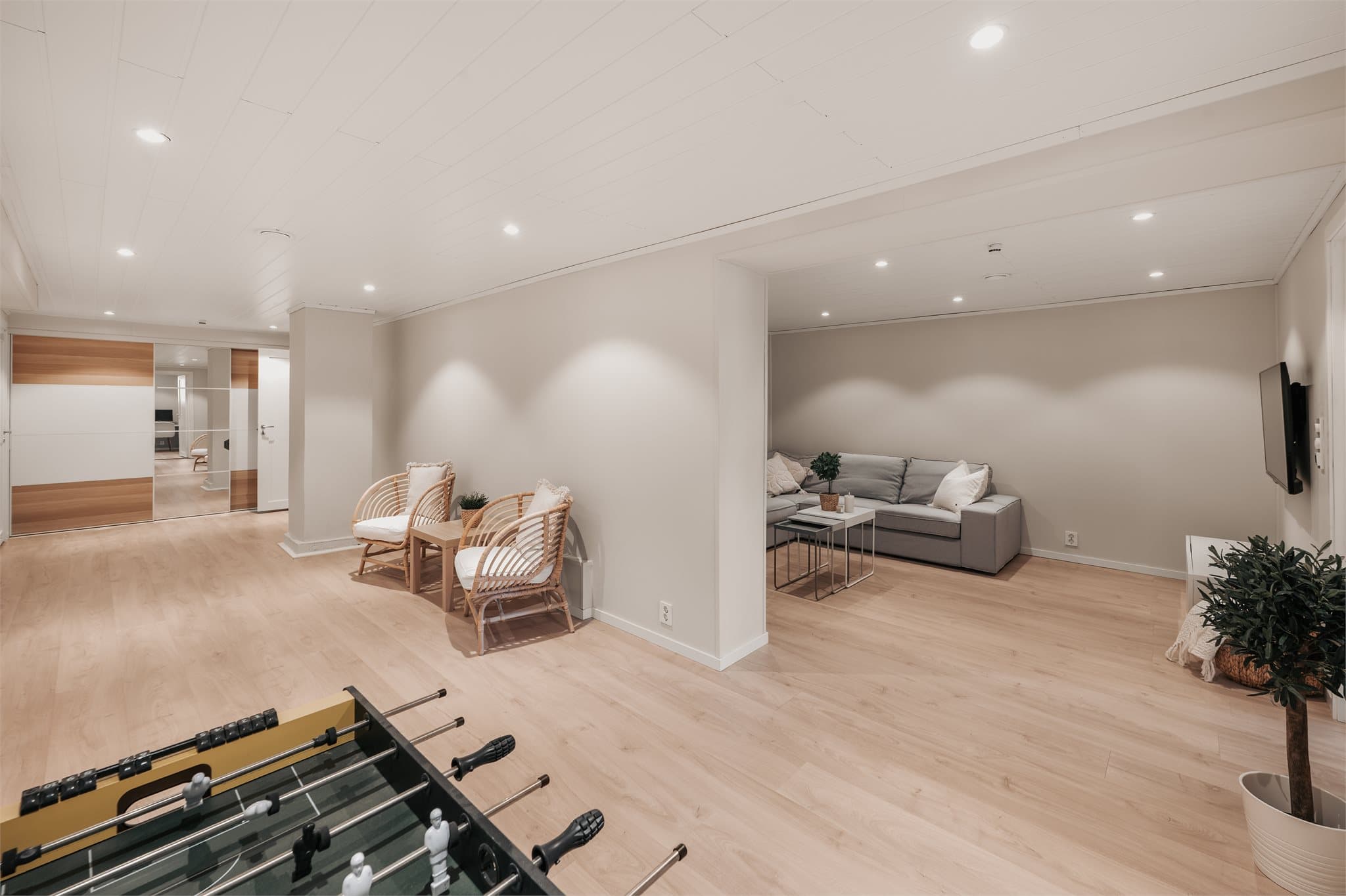 En perfekt etasje for barn og ungdommer.