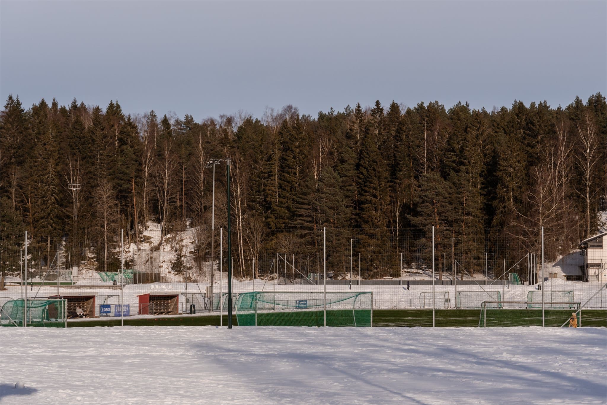 Idrettsanlegget er i bruk året rundt.