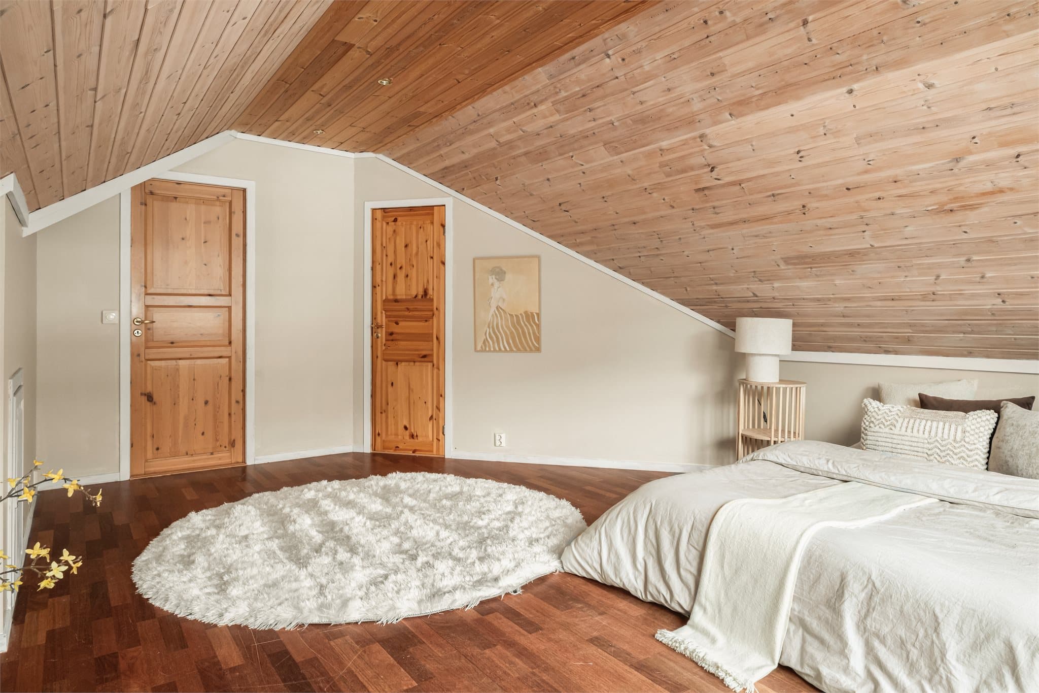 - Soverommet måler 18,2 m² -