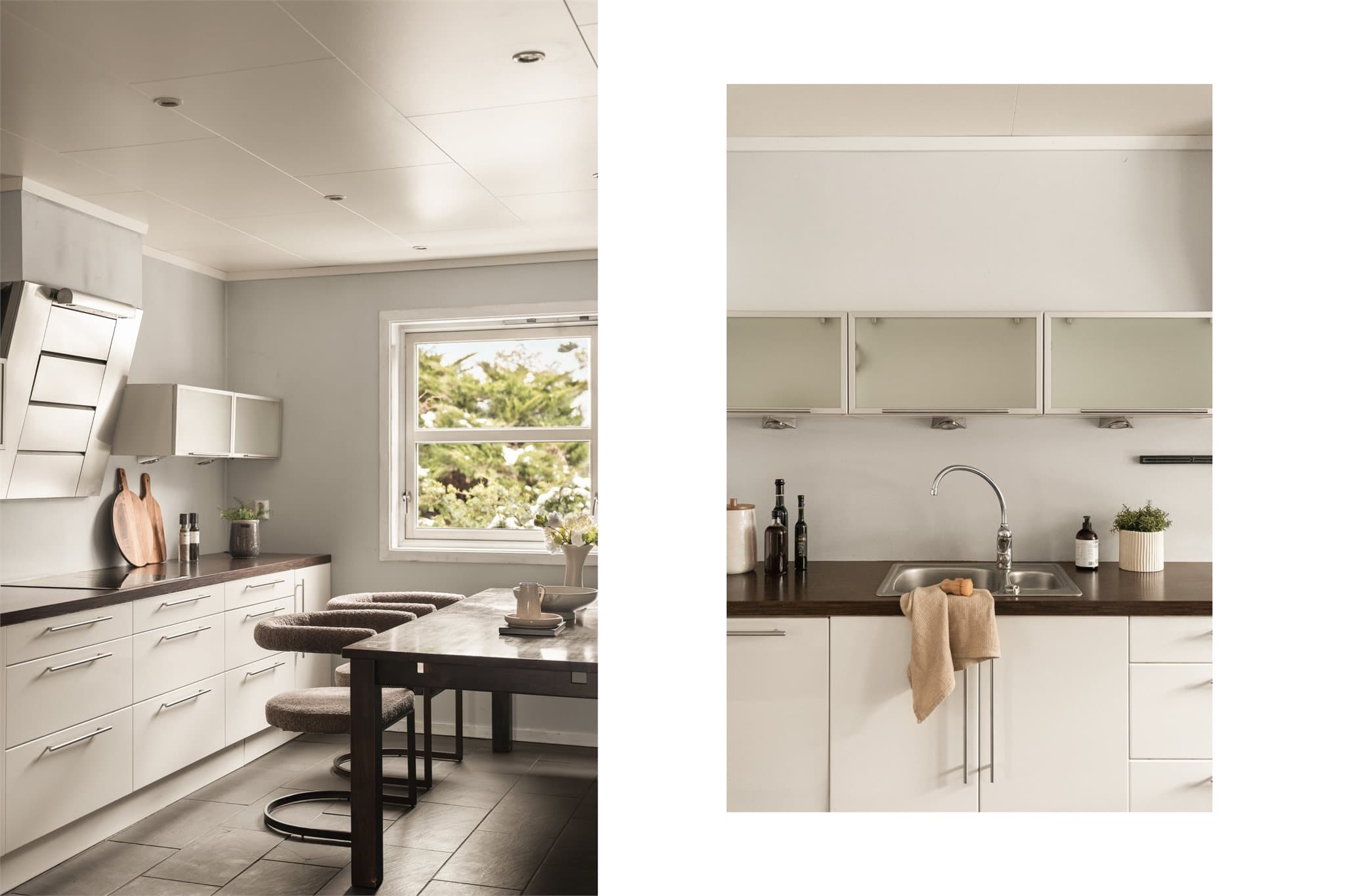 - Ny eier får gleden av integrert platetopp med induksjon, stekeovn, oppvaskmaskin og kjøleskap -