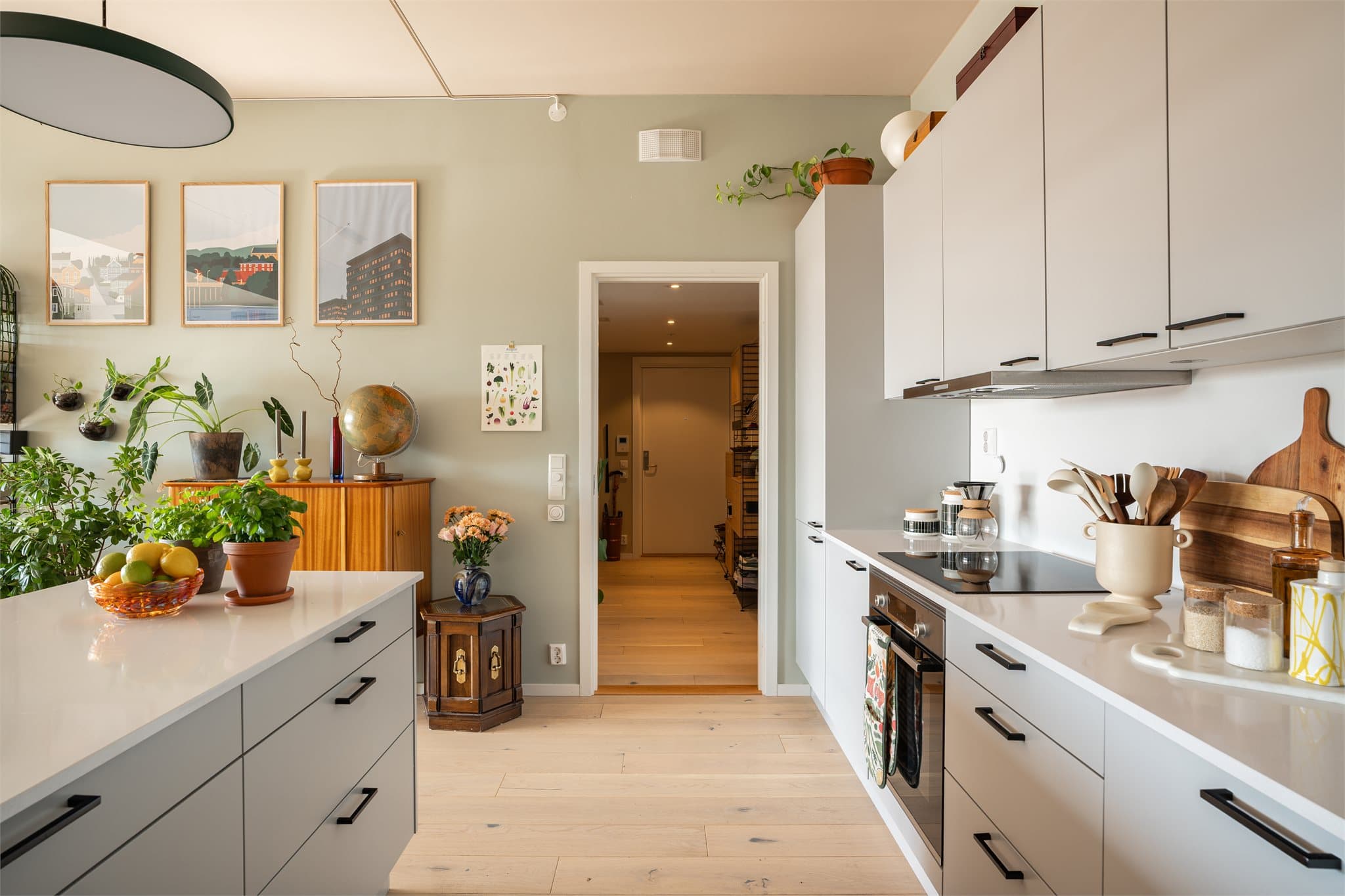 Det er balansert ventilasjon i leiligheten, noe som gir ekstra godt inneklima.