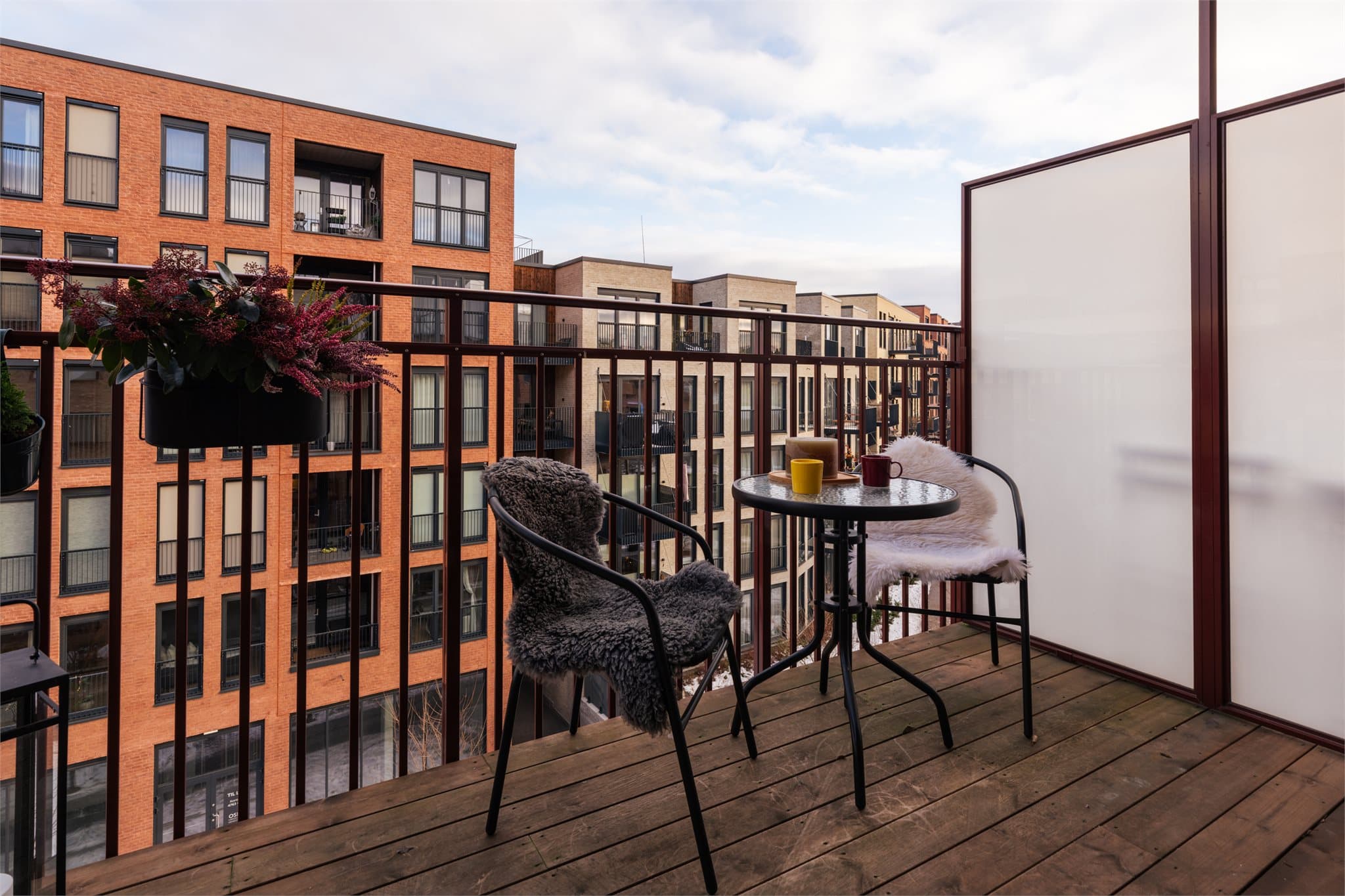 Hovedsoverommet har direkte utgang til en privat balkong.