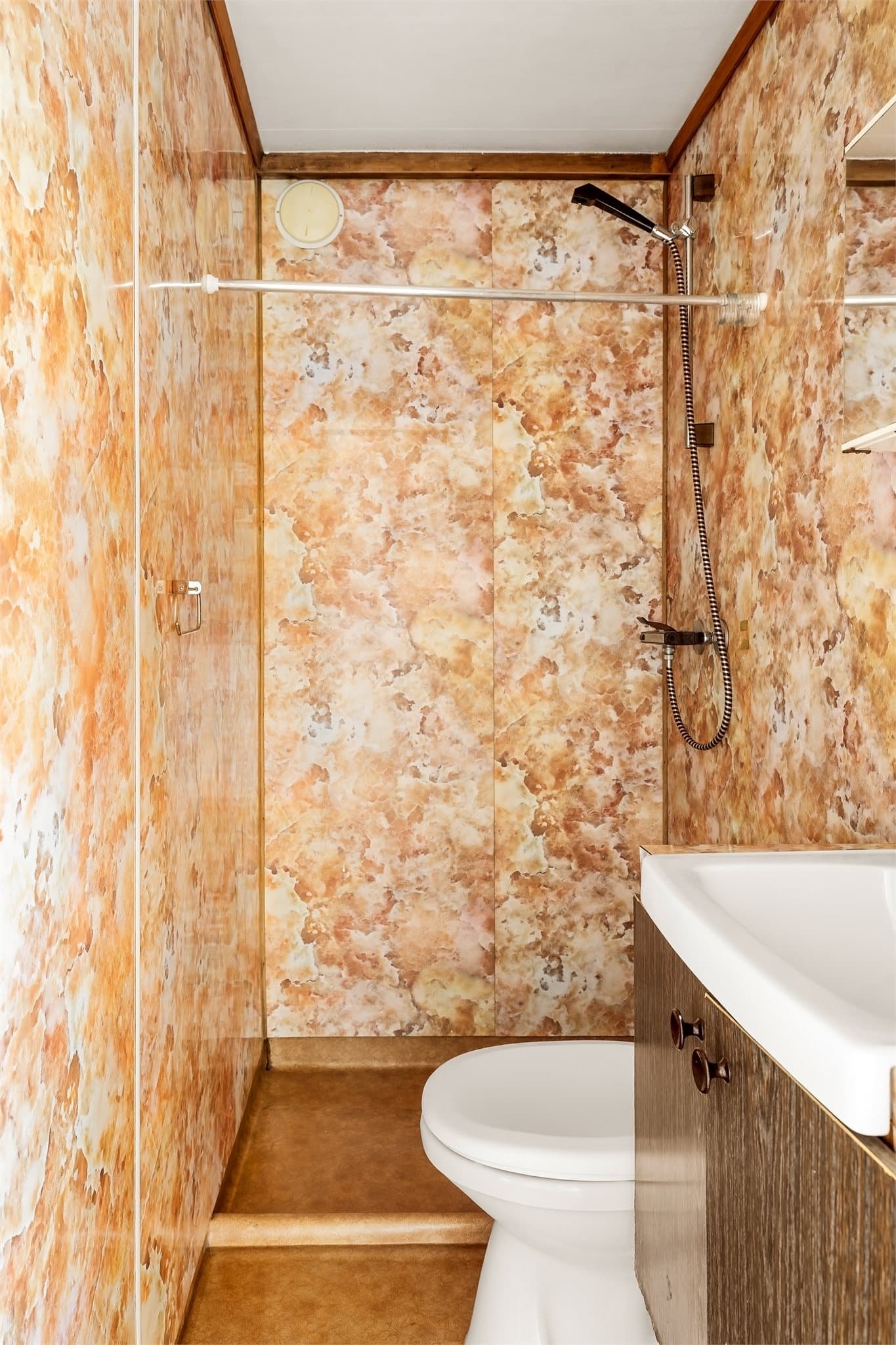 Badet måler 2,1m²