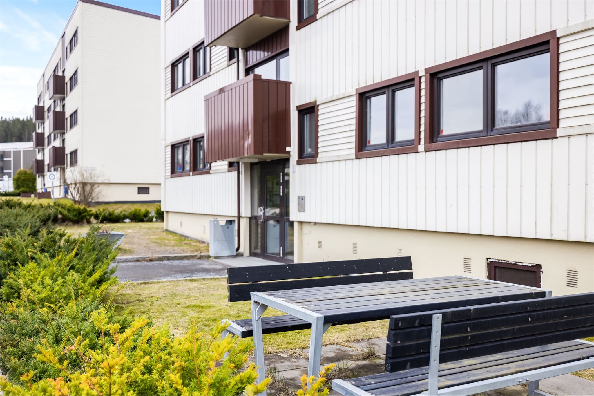 Skårer I Borettslag har hyggelige fellesarealer med blant annet grillplasser.