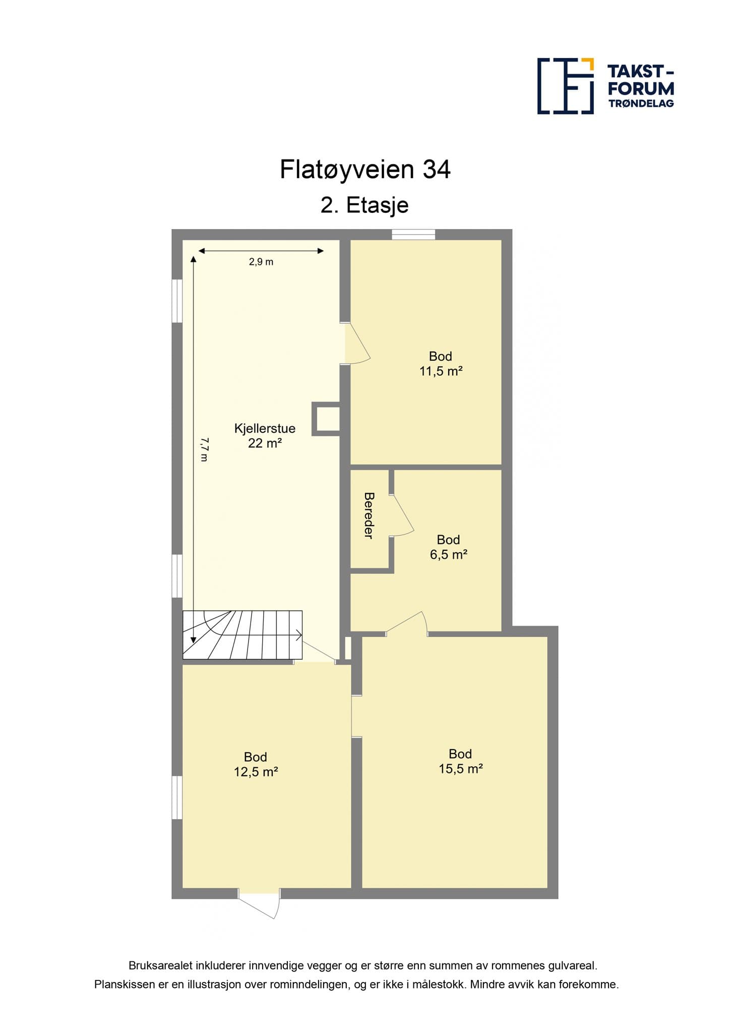 Plantegning - 2. etasje