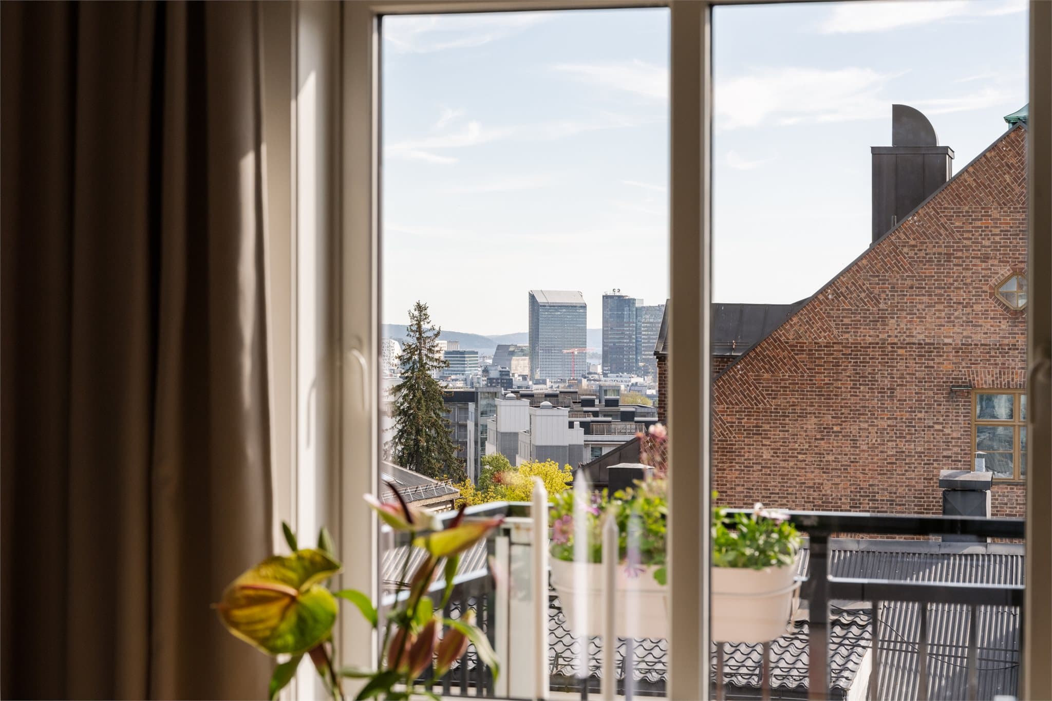 Her er det lave omkostninger og "alt" er inkl. i felleskostnadene.