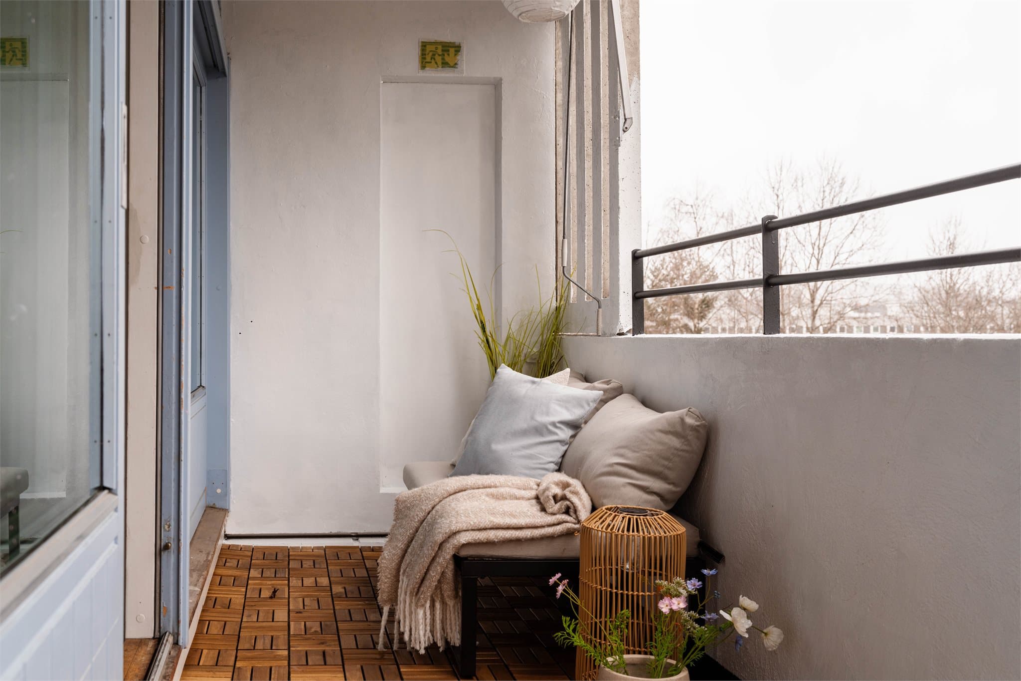 Her er det rom for å skape en hyggelig og skjermet krok.