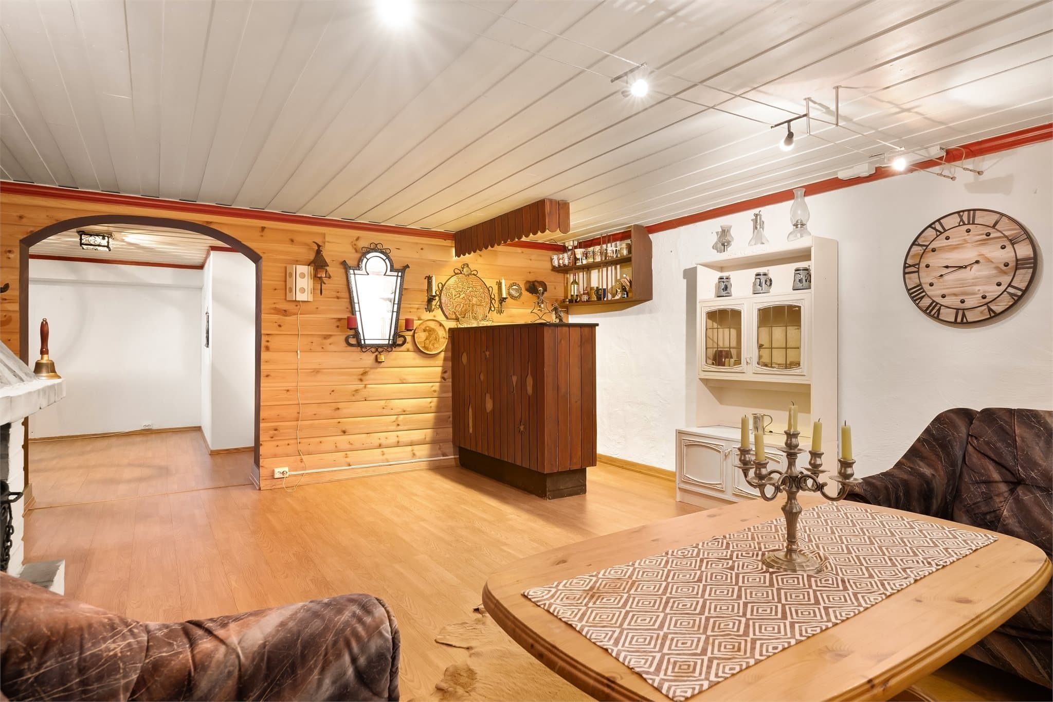 Kjelleren er målt til 74 m².