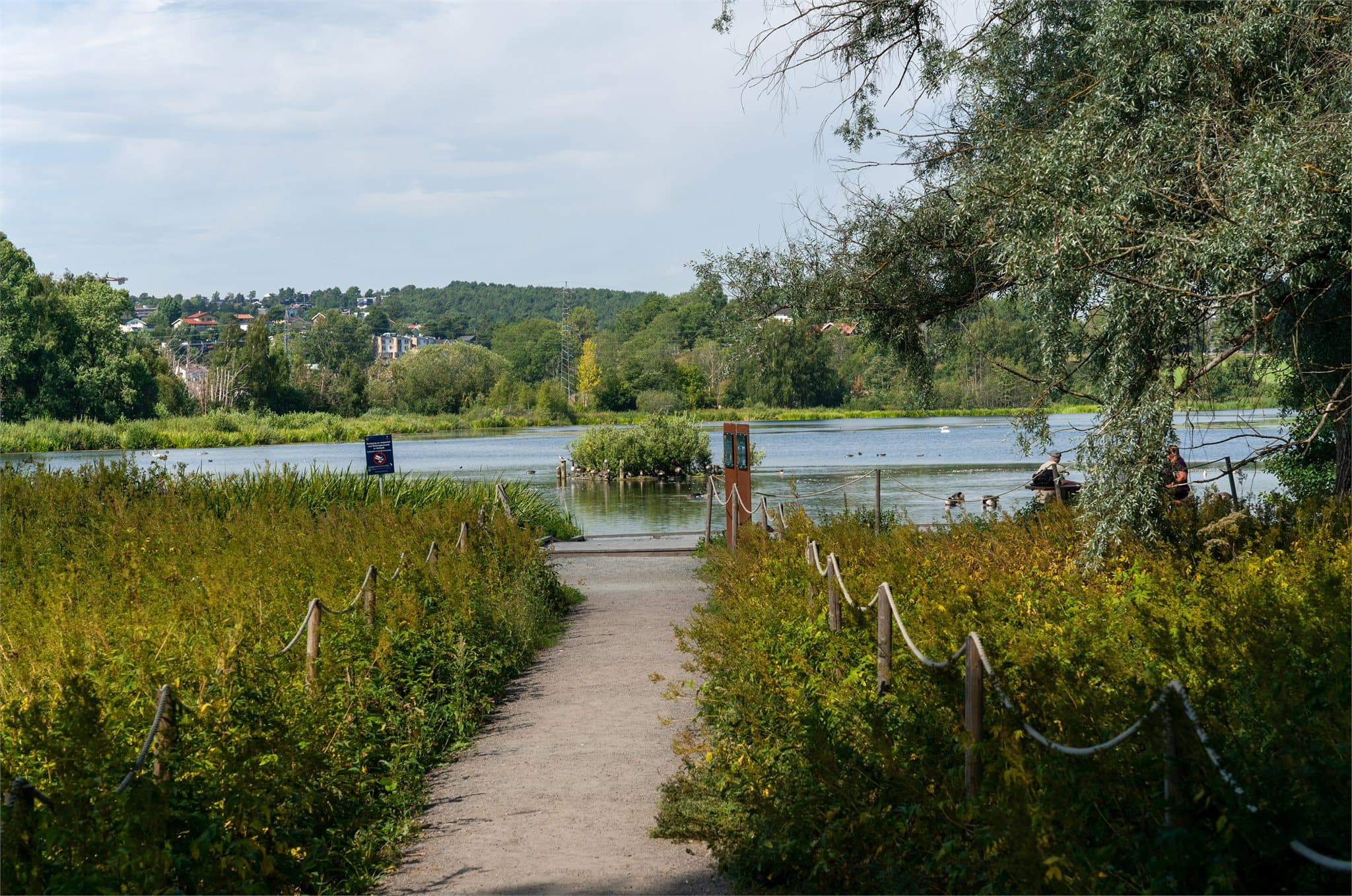 Østensjøvannet er tilknyttet borettslaget.