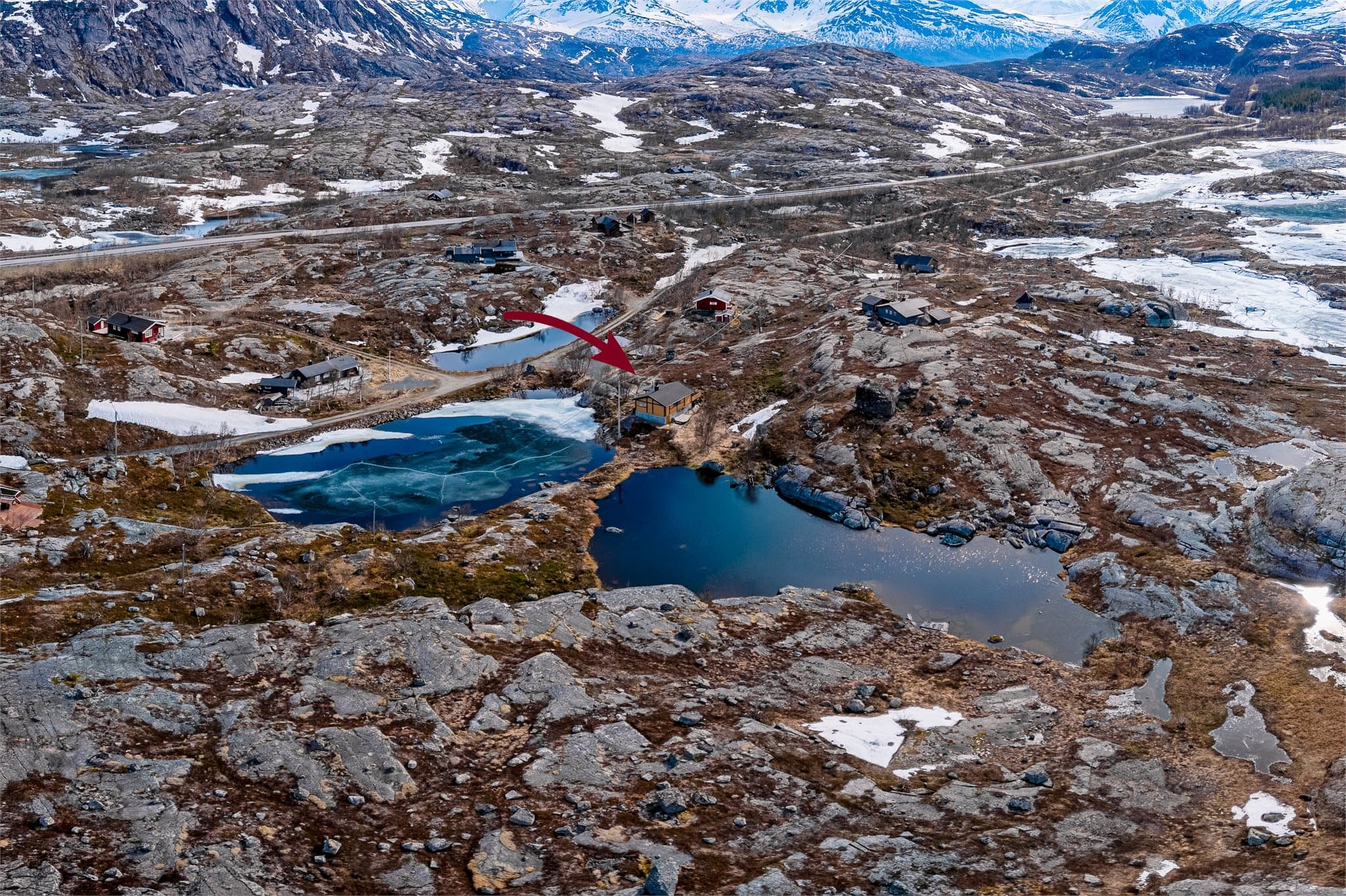 Flott beliggenhet omringet av vakker natur og fine turmuligheter