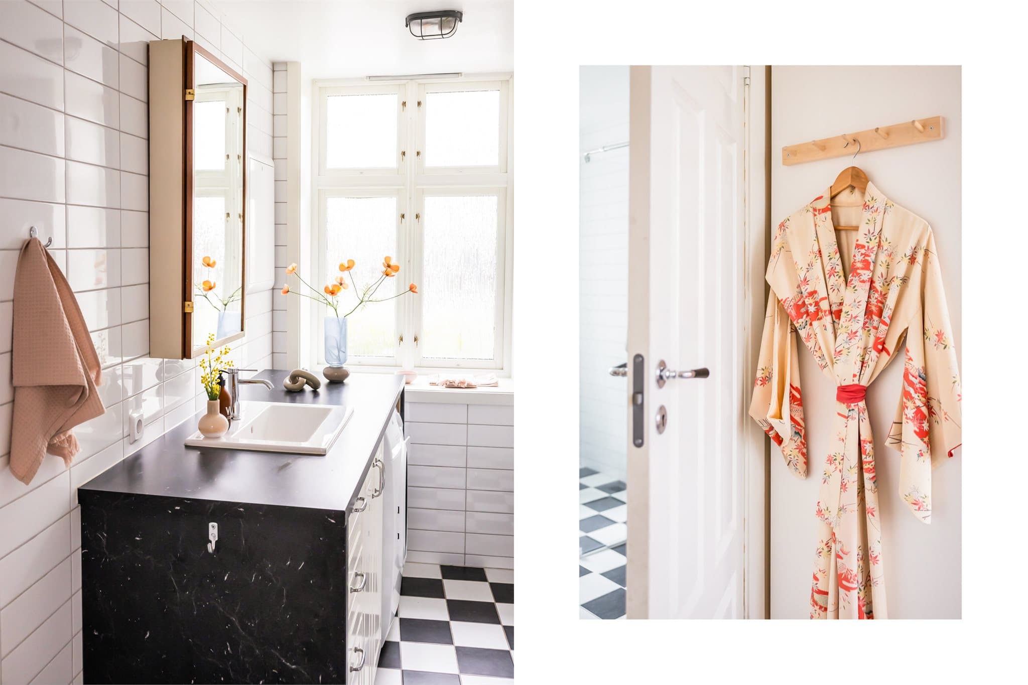 Gulvvarme på både bad og soverom i kjelleretasjen