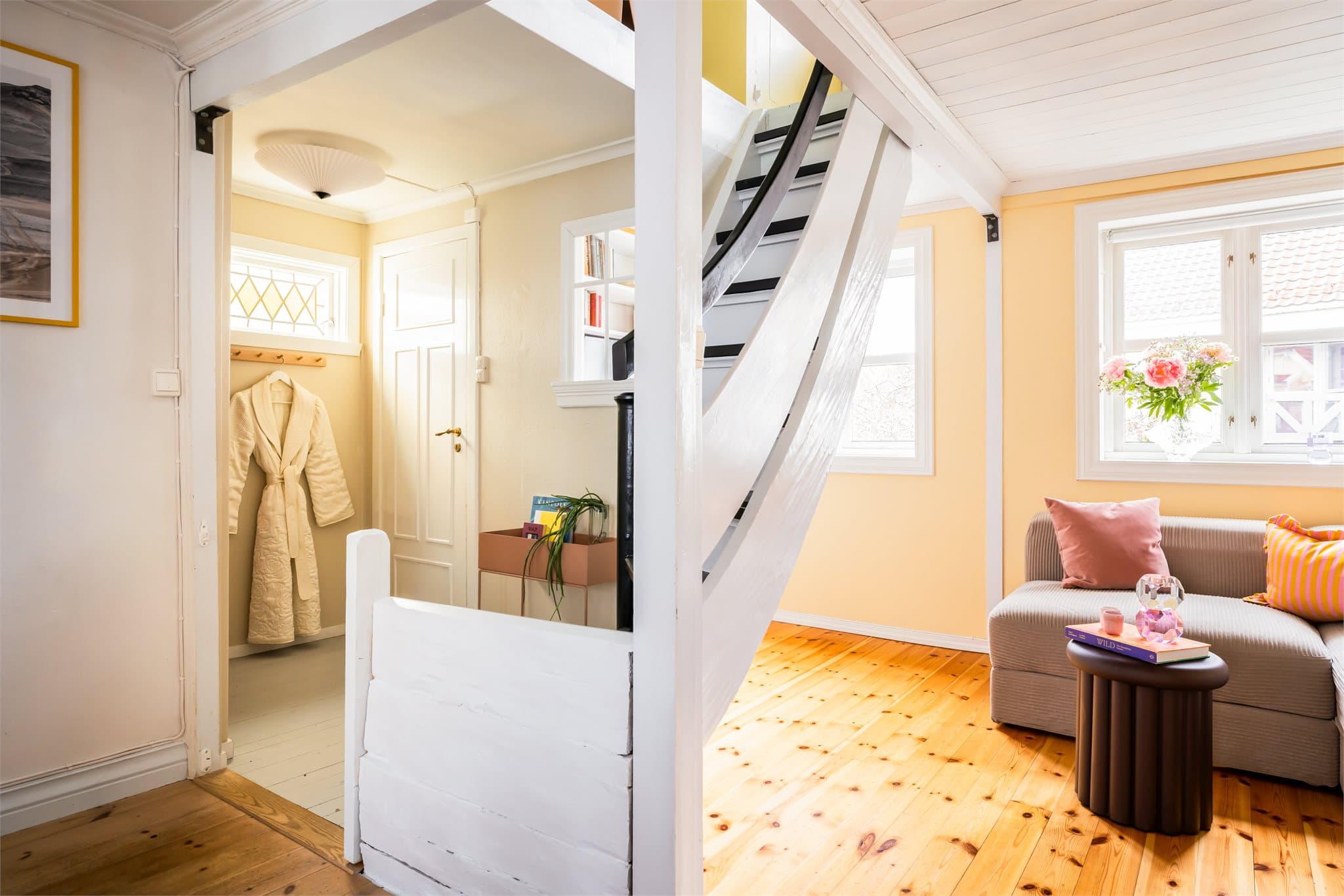 Ytterdør i hovedetasjen er fra 2021/2022