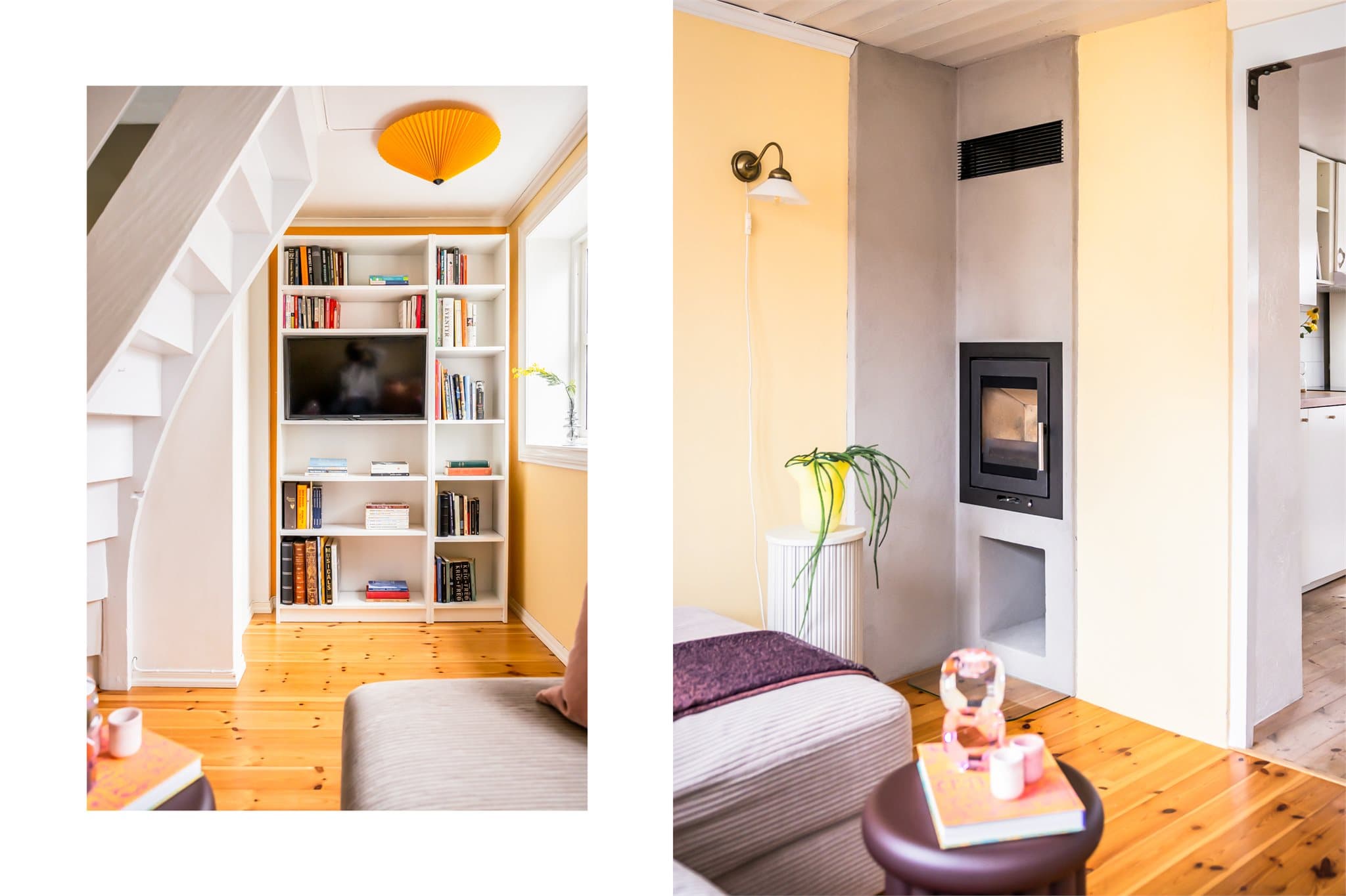 Flott ildsted til oppvarming. Bidrar til lavere strømutgifter og ekstra hygge