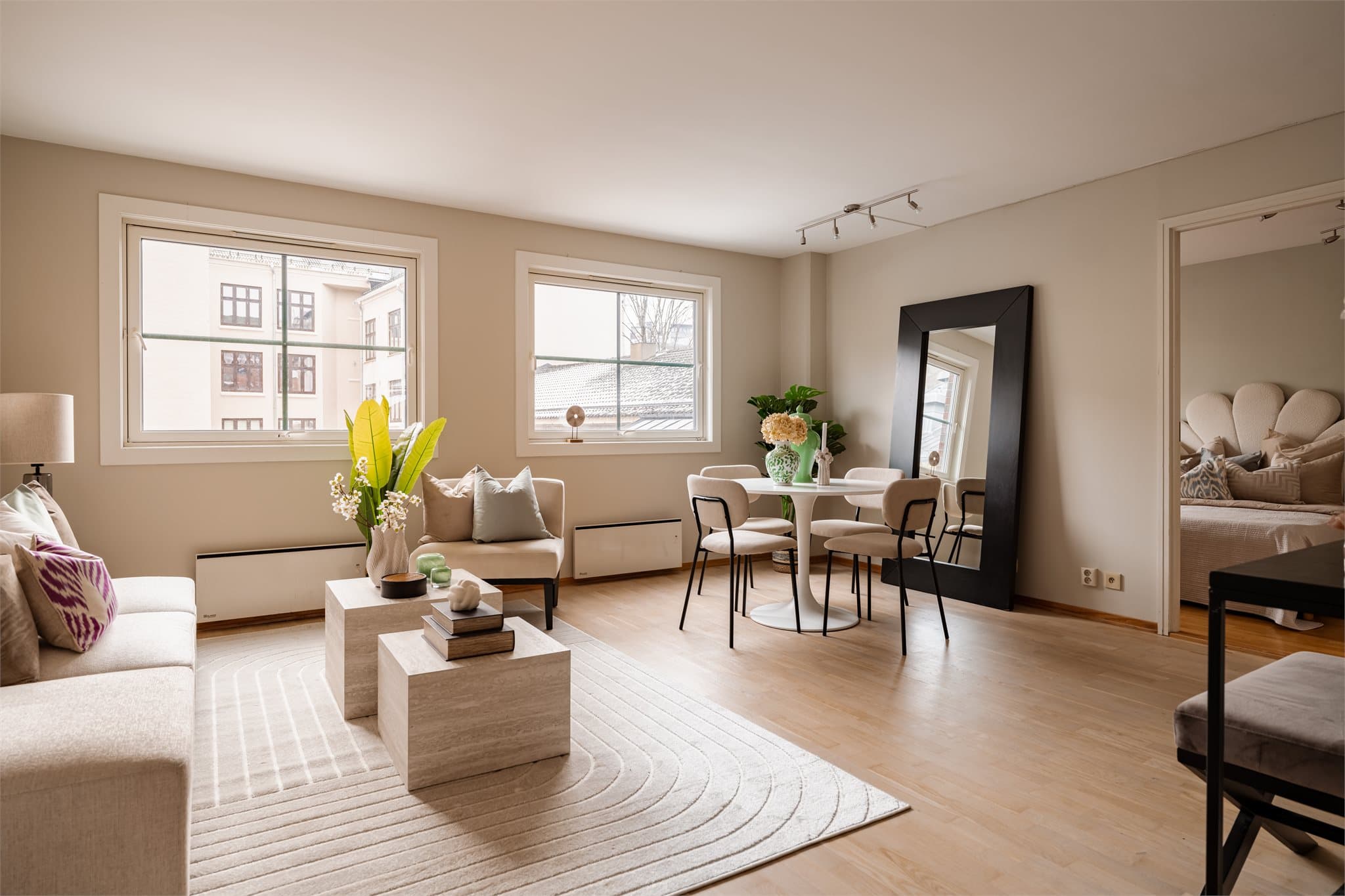 Gulvet ble slipt i 2026.