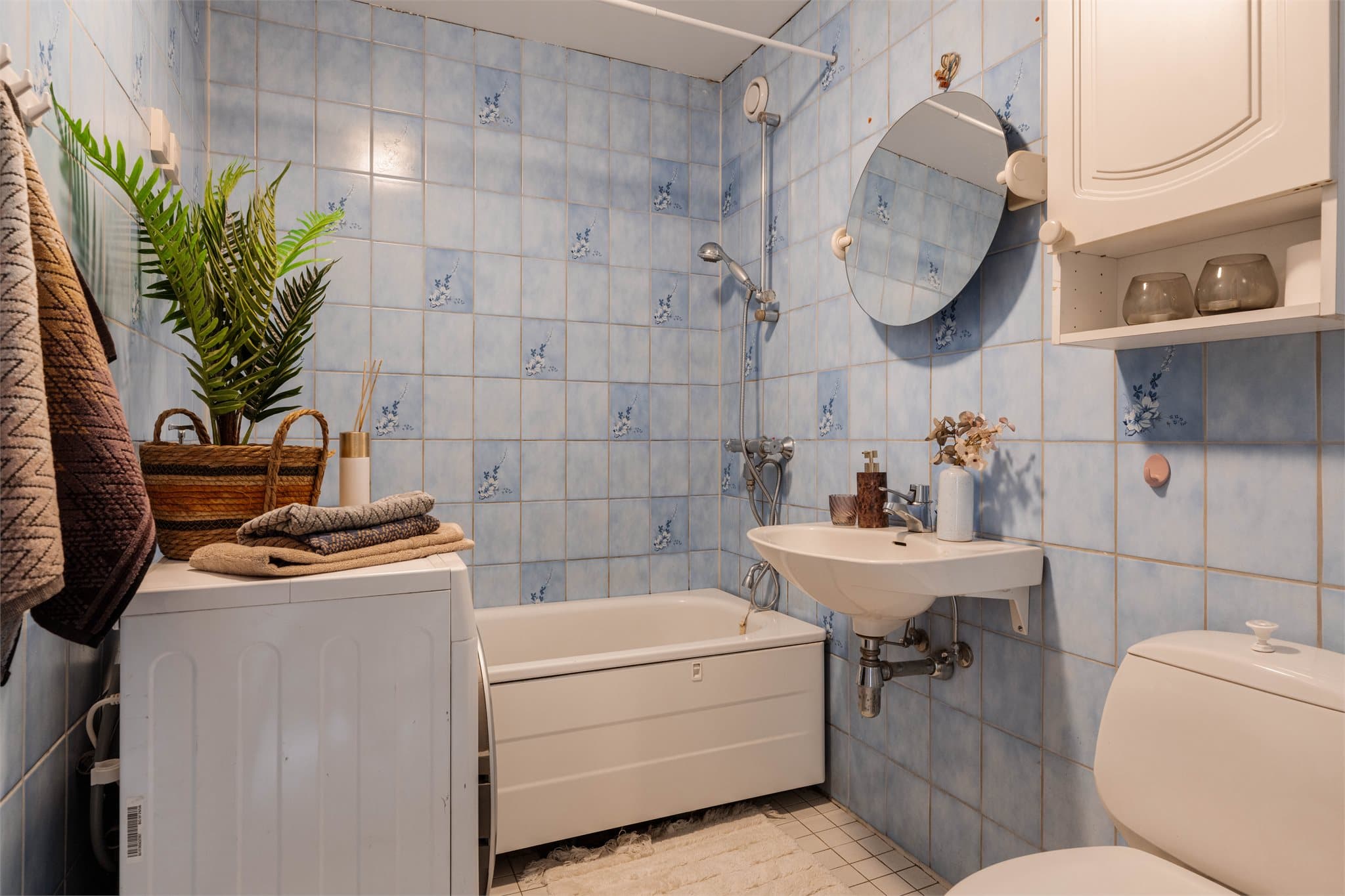 Baderom av eldre årstall.