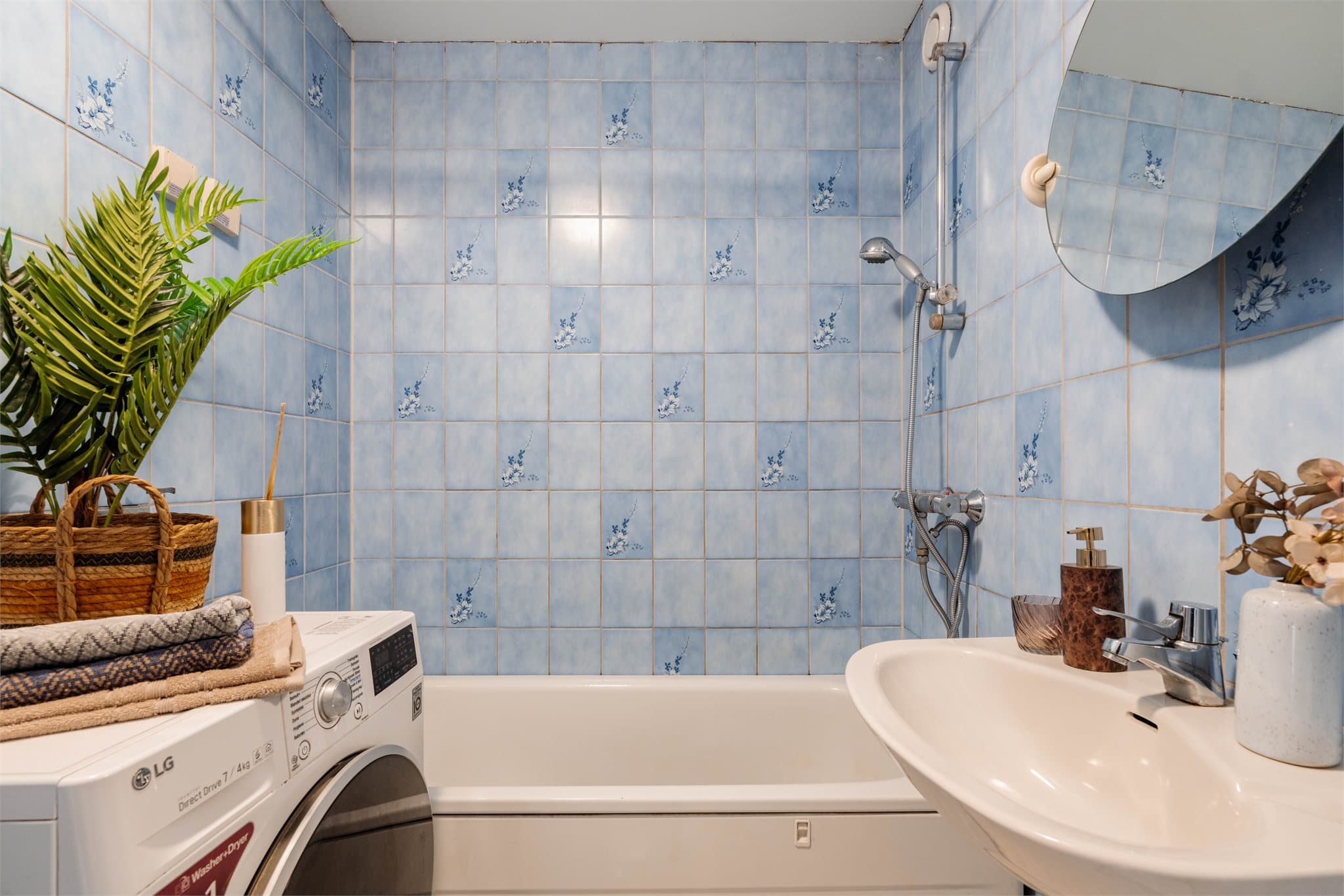 Baderom av eldre årstall.