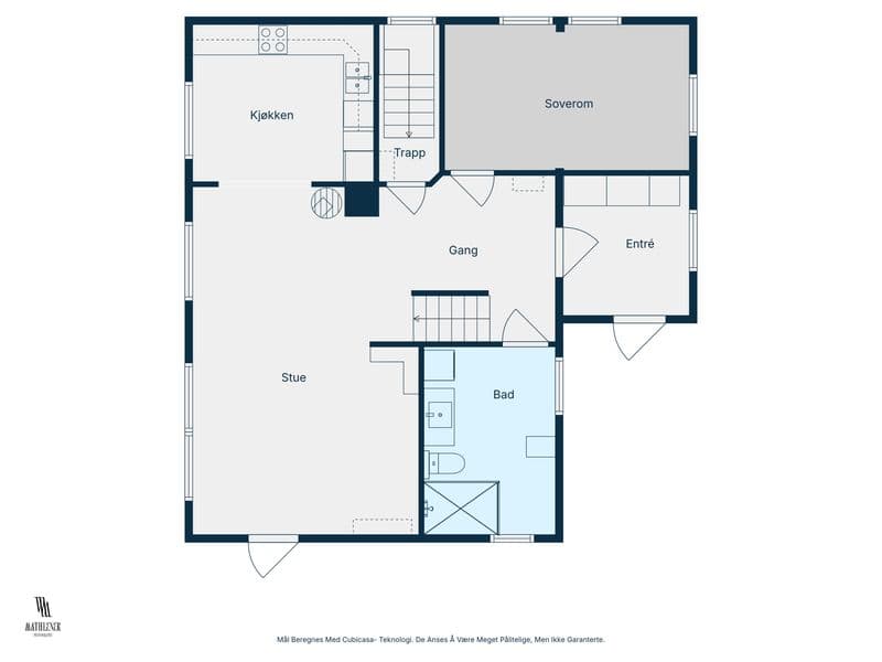Plantegning 1. etasje