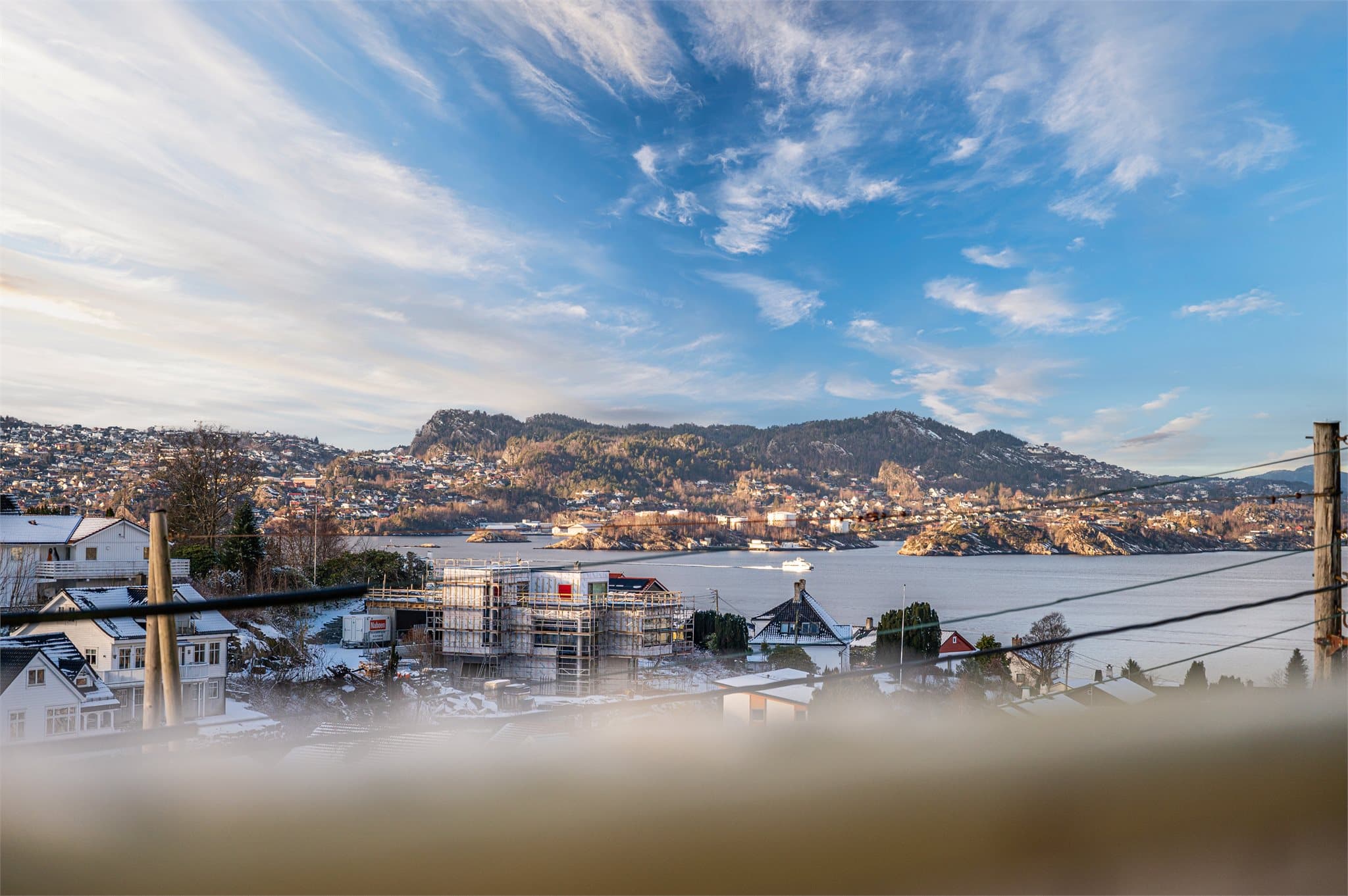 - Herfra er det nydelige sol- og utsiktsforhold -